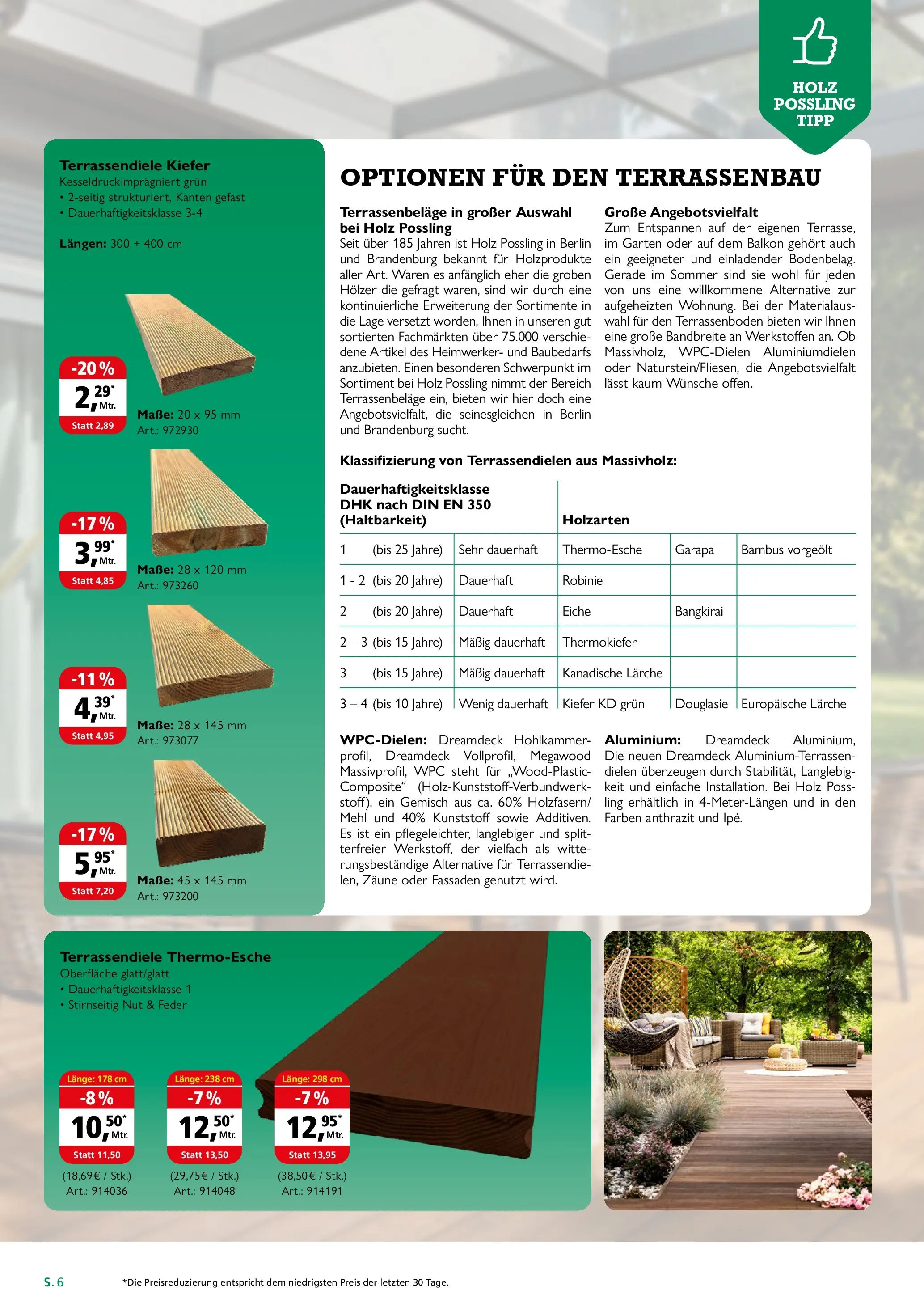 Angebote - Holz Possling: Preisaktion Angebote (ab 19.04.2026) zum Blättern | Seite: 6 | Produkte: Mehl