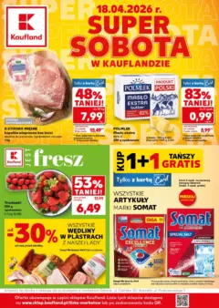 Pogląd oferty "Kaufland gazetka - Super Sobota" - ważna od 18.04.2026