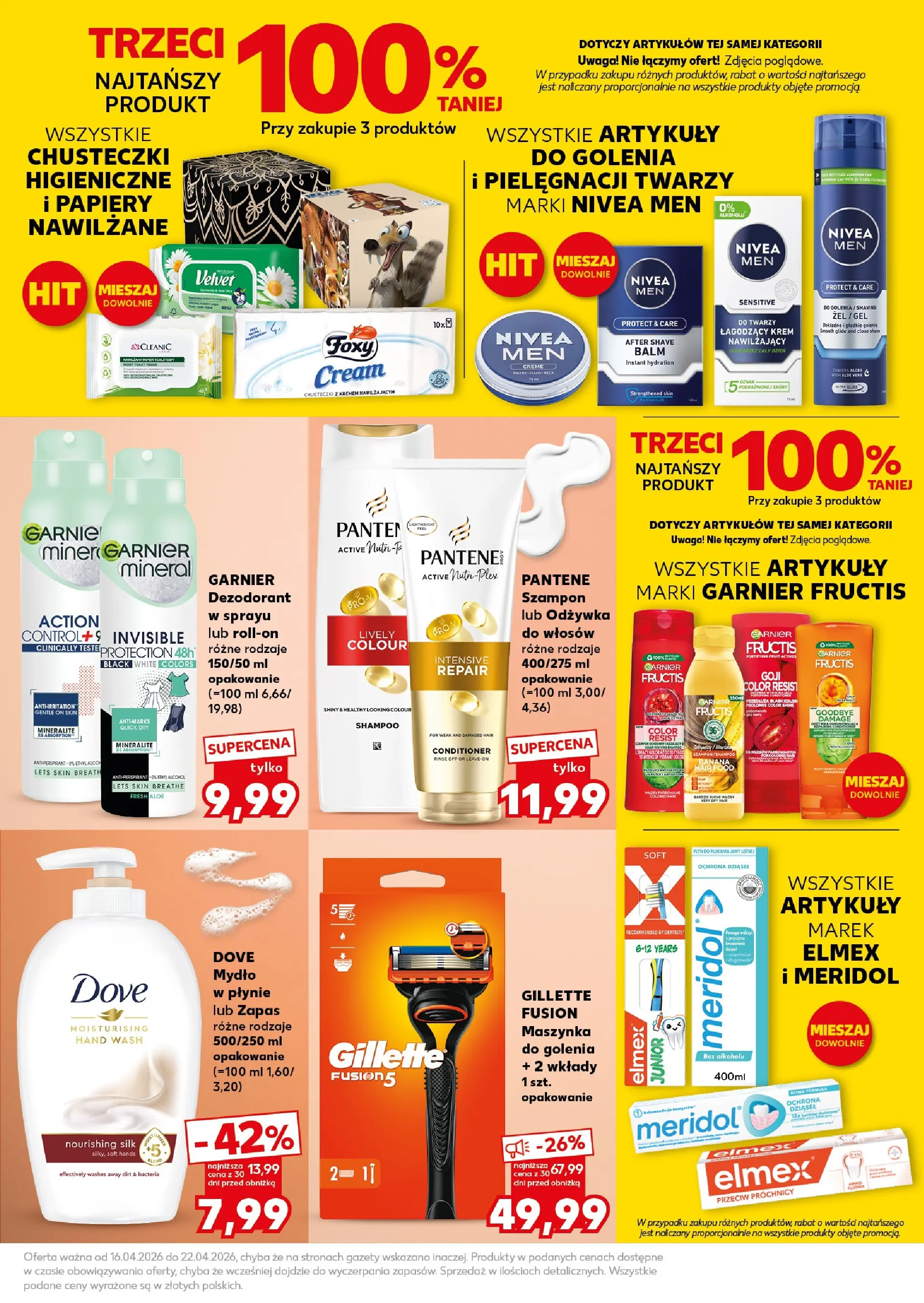 Kaufland gazetka - Super Sobota od 18.04.2026 - od jutra PDF | Strona: 27 | Produkty: Gillette, Szampon, Mydło, Dezodorant