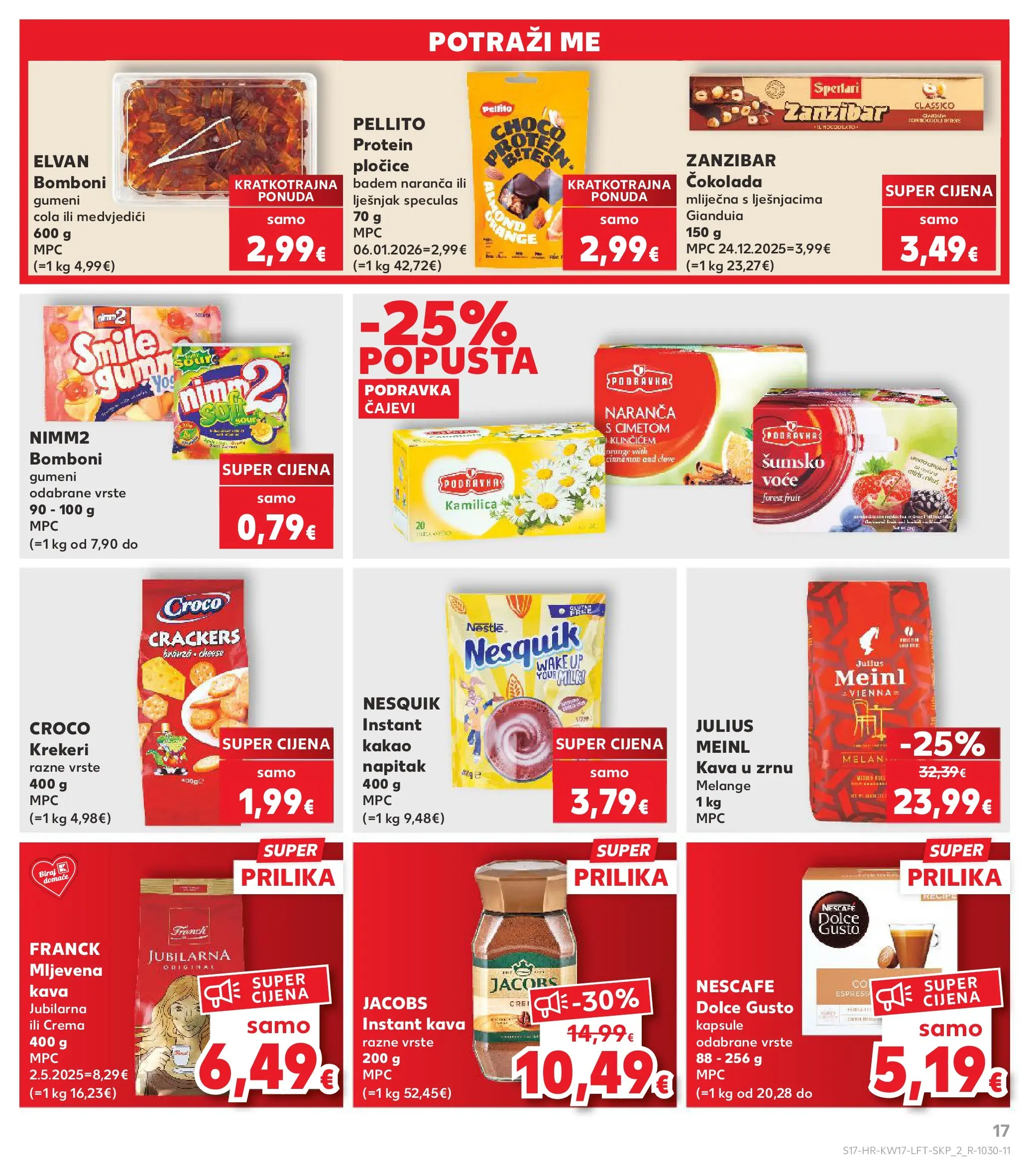 Kaufland - Kaufland katalog do 28.04.2026 novi od 21.04.2026 na listanje > letak digitalni | Stranica: 17 | Proizvodi: Dolce Gusto, Nescafe, Jacobs, Lješnjak
