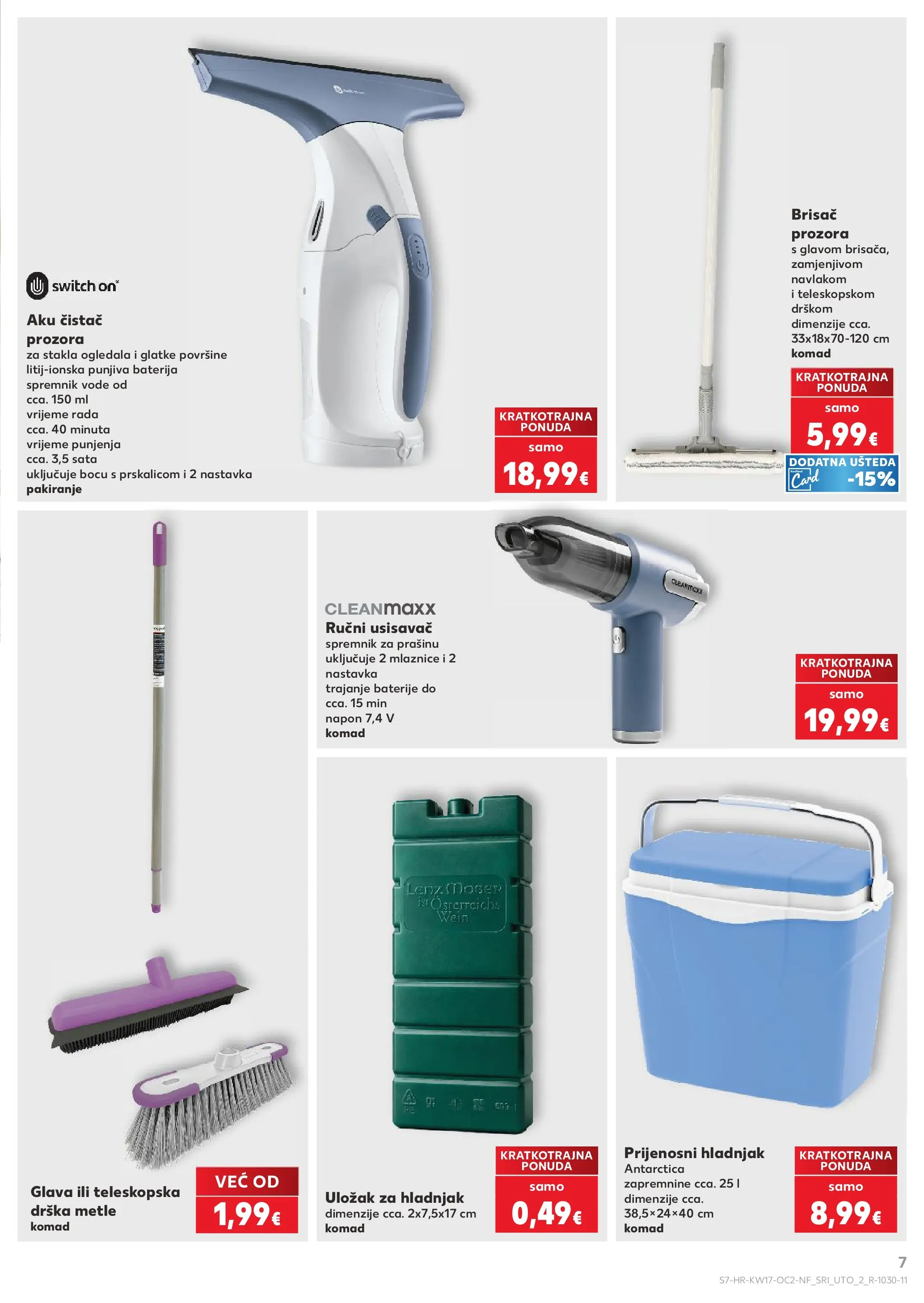 Kaufland - Kaufland katalog do 28.04.2026 novi od 21.04.2026 na listanje > letak digitalni | Stranica: 7 | Proizvodi: Usisavač, Baterija, Ogledala, Baterije