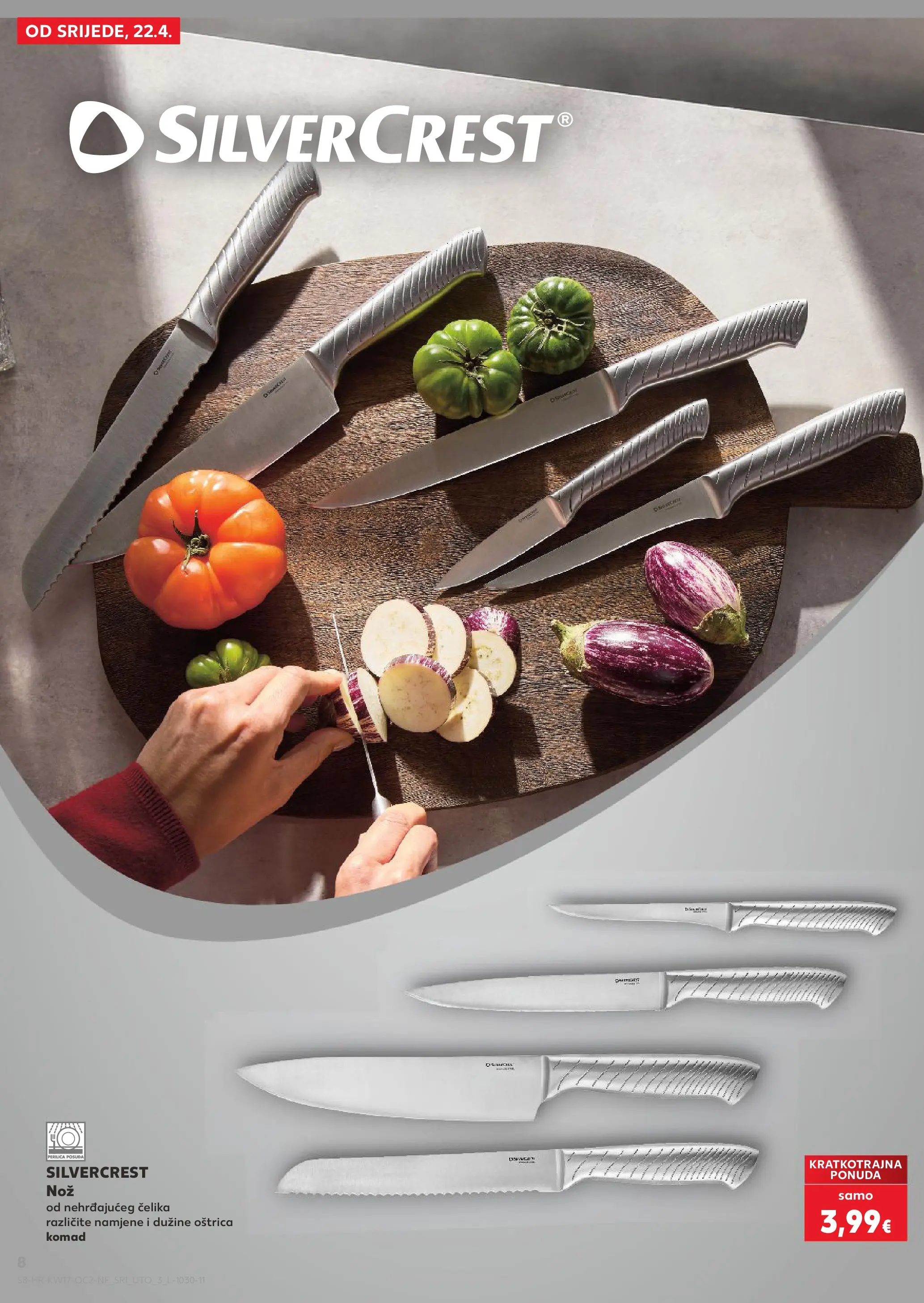 Kaufland - Kaufland katalog do 28.04.2026 novi od 21.04.2026 na listanje > letak digitalni | Stranica: 8 | Proizvodi: Perilica posuđa, Nož