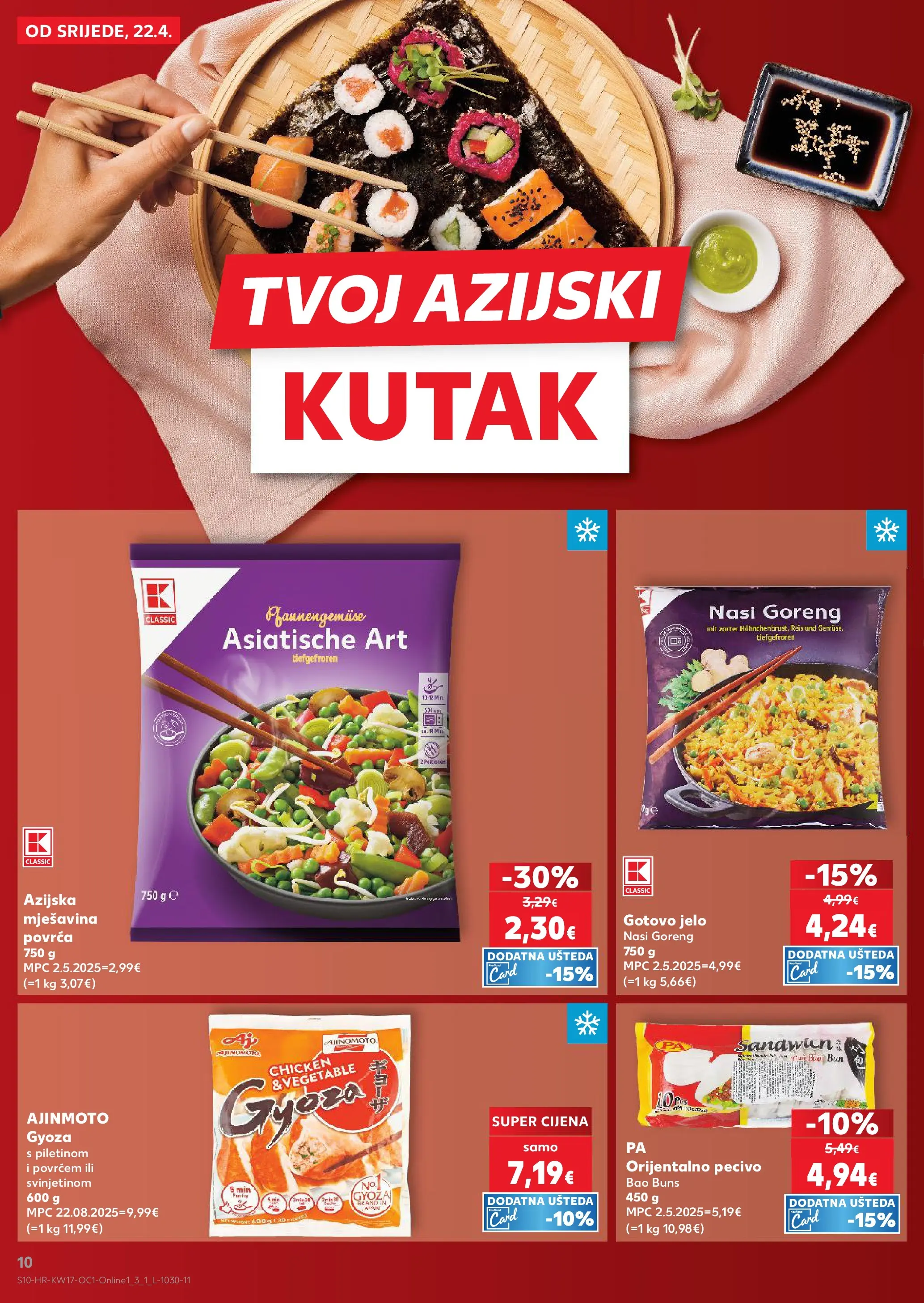 Kaufland - Kaufland katalog do 28.04.2026 novi od 21.04.2026 na listanje > letak digitalni | Stranica: 10 | Proizvodi: Pecivo
