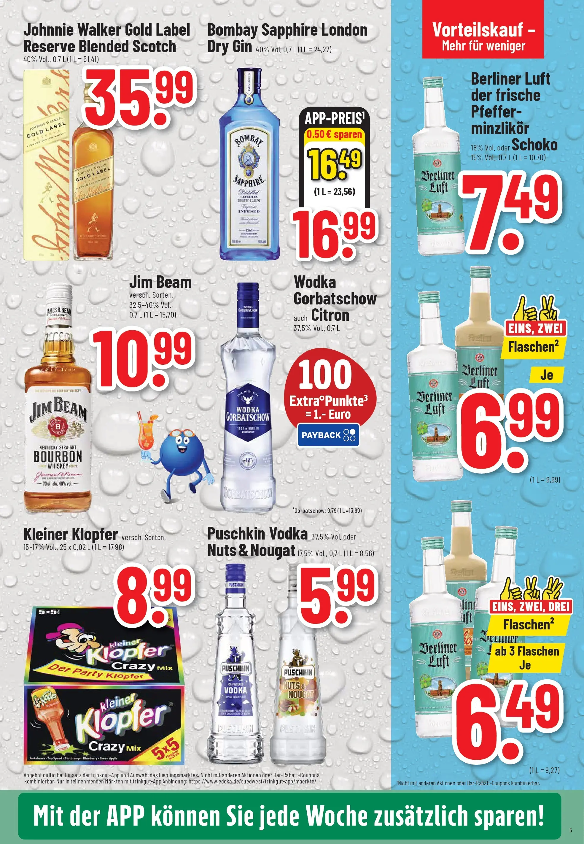 Trinkgut Prospekt Worms	 (ab 20.04.2026) » Angebote online | Seite: 5 | Produkte: Berliner, Vodka, Bourbon, Whiskey