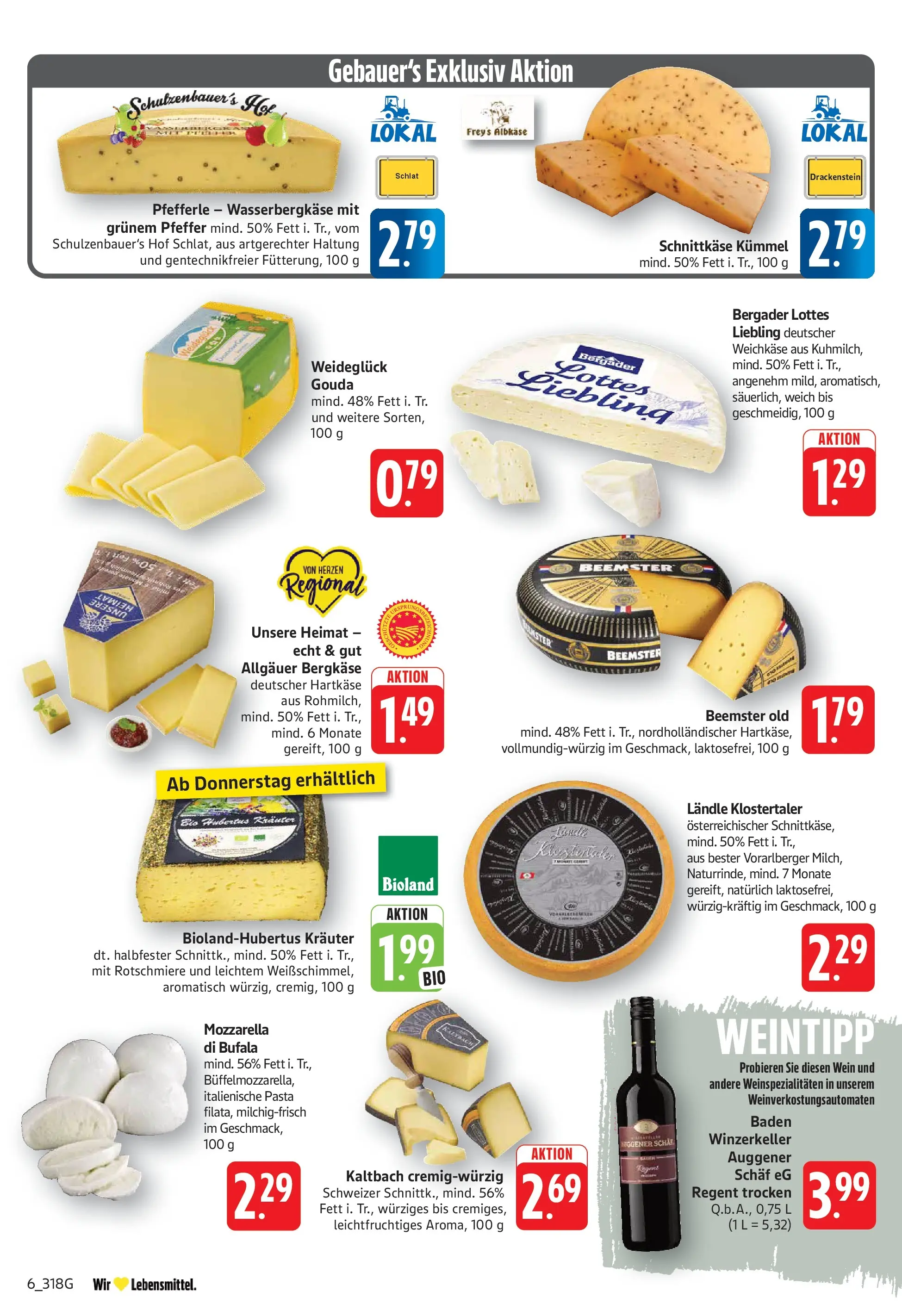 E center Prospekt Göppingen	 (ab 20.04.2026) zum Blättern | Seite: 6 | Produkte: Gouda, Pfeffer, Pasta, Wein