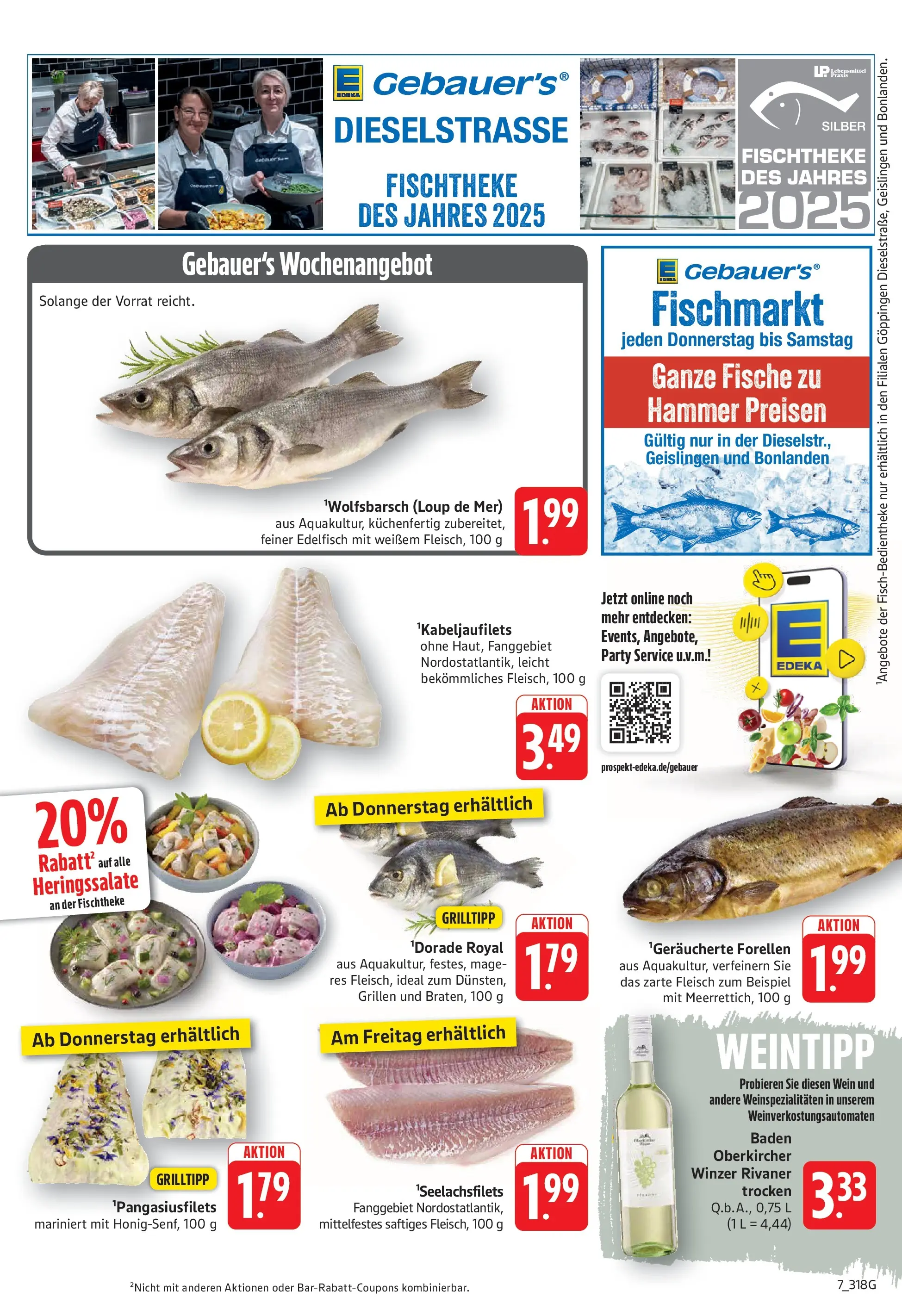 E center Prospekt Göppingen	 (ab 20.04.2026) zum Blättern | Seite: 7 | Produkte: Wein, Fleisch