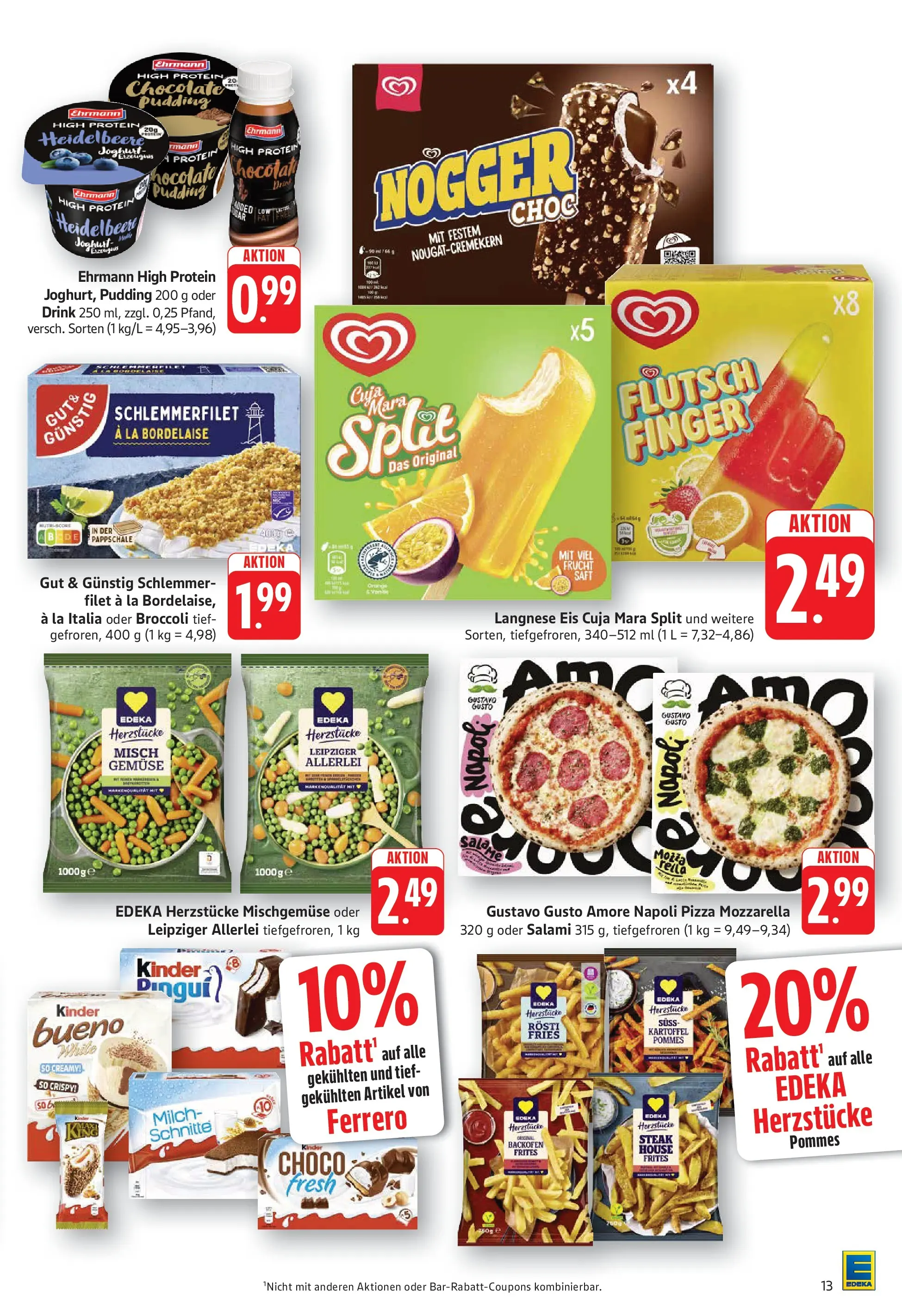 Angebote (ab 20.04.2026) zum Blättern | Seite: 21 | Produkte: Pommes, Gemüse, Pizza, Eis
