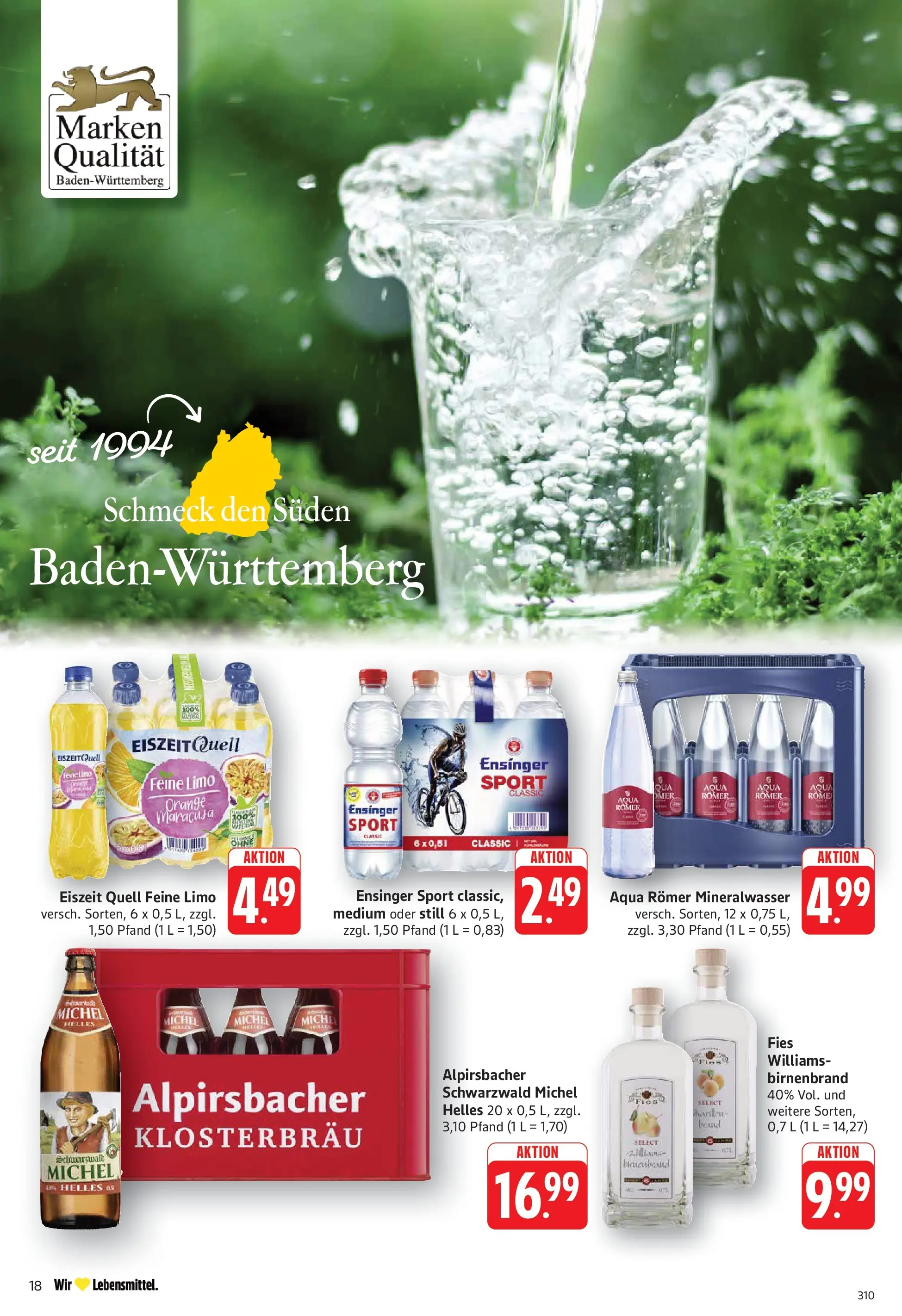 Angebote (ab 20.04.2026) zum Blättern | Seite: 18 | Produkte: Mineralwasser