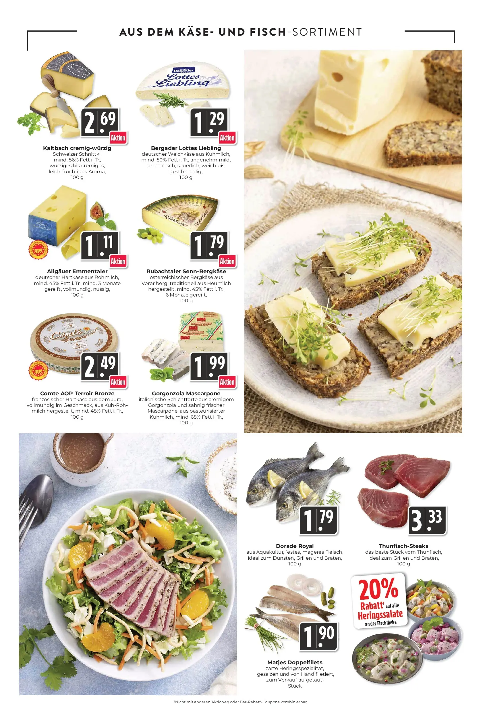 Angebote (ab 20.04.2026) zum Blättern | Seite: 5 | Produkte: Dorade, Milch, Käse, Mascarpone