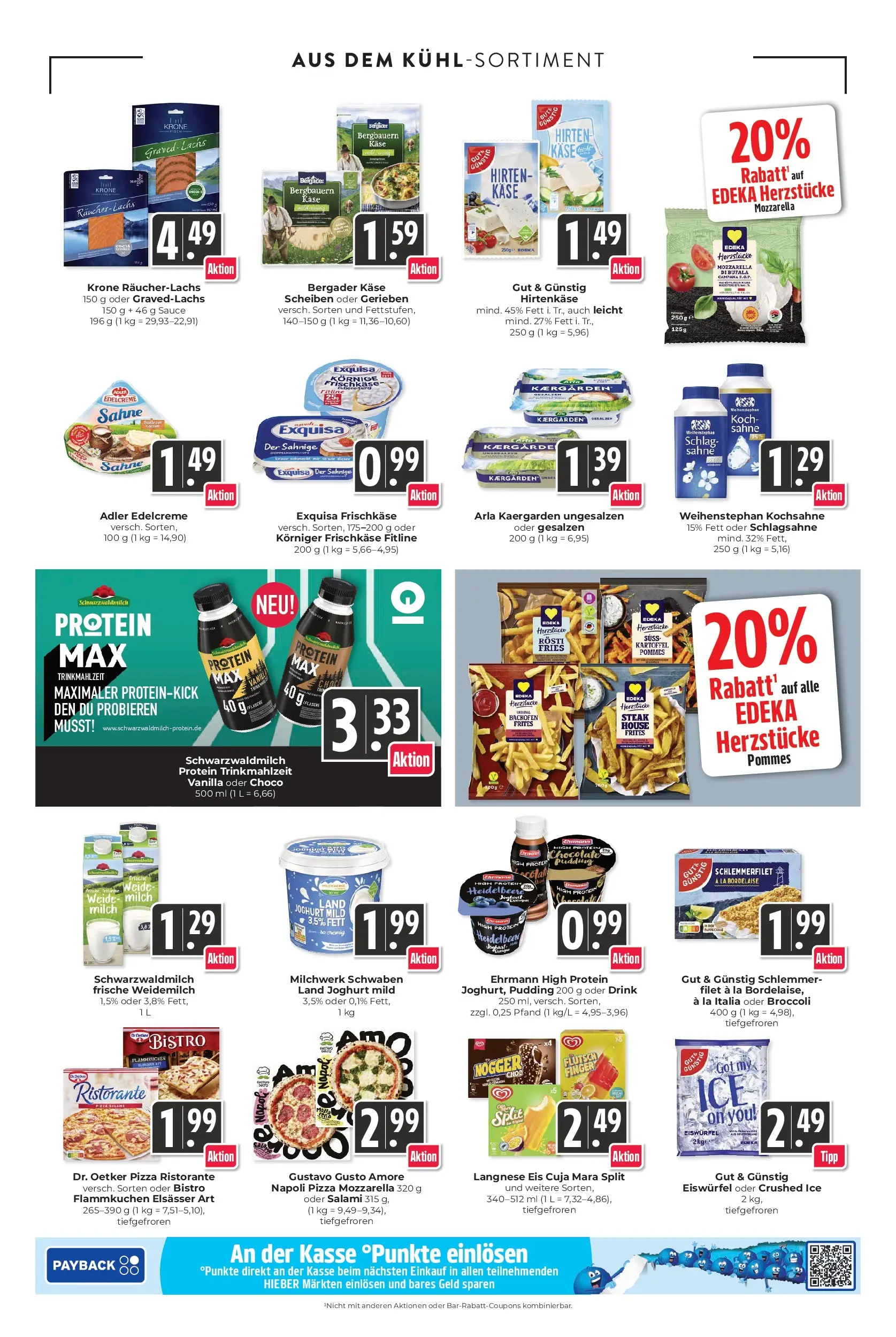 Angebote (ab 20.04.2026) zum Blättern | Seite: 11 | Produkte: Joghurt, Räucherlachs, Backofen, Eis