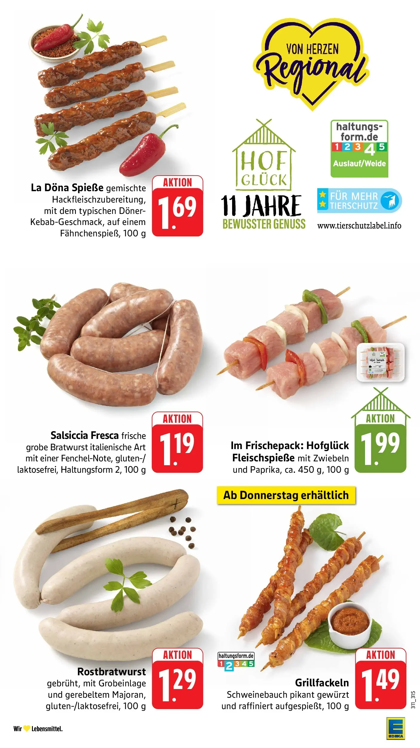 E center Prospekt Offenburg	 (ab 19.04.2026) zum Blättern | Seite: 9 | Produkte: Schweinebauch, Bratwurst, Spieße, Zwiebeln