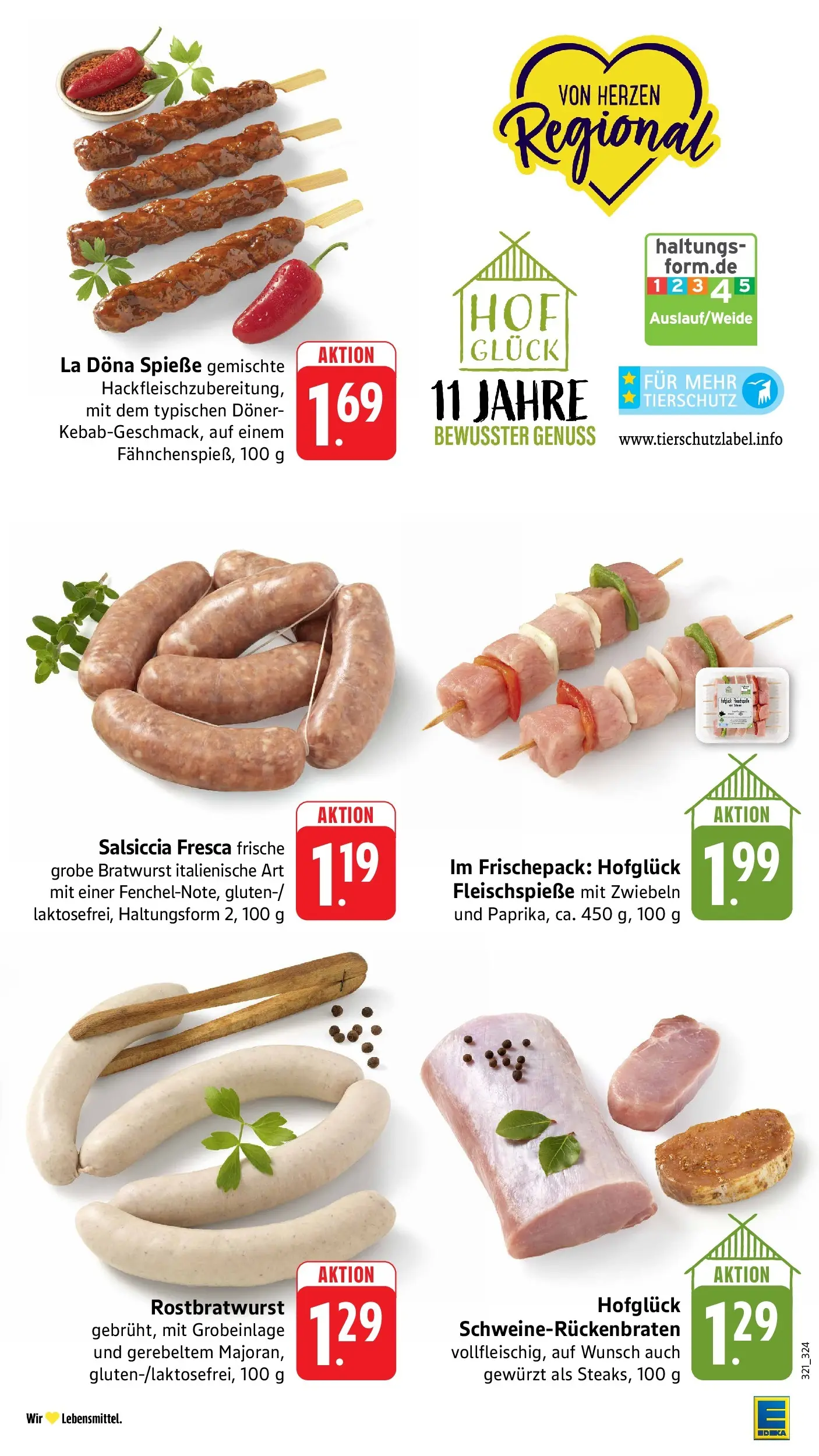 Angebote (ab 20.04.2026) zum Blättern | Seite: 9 | Produkte: Bratwurst, Spieße, Zwiebeln