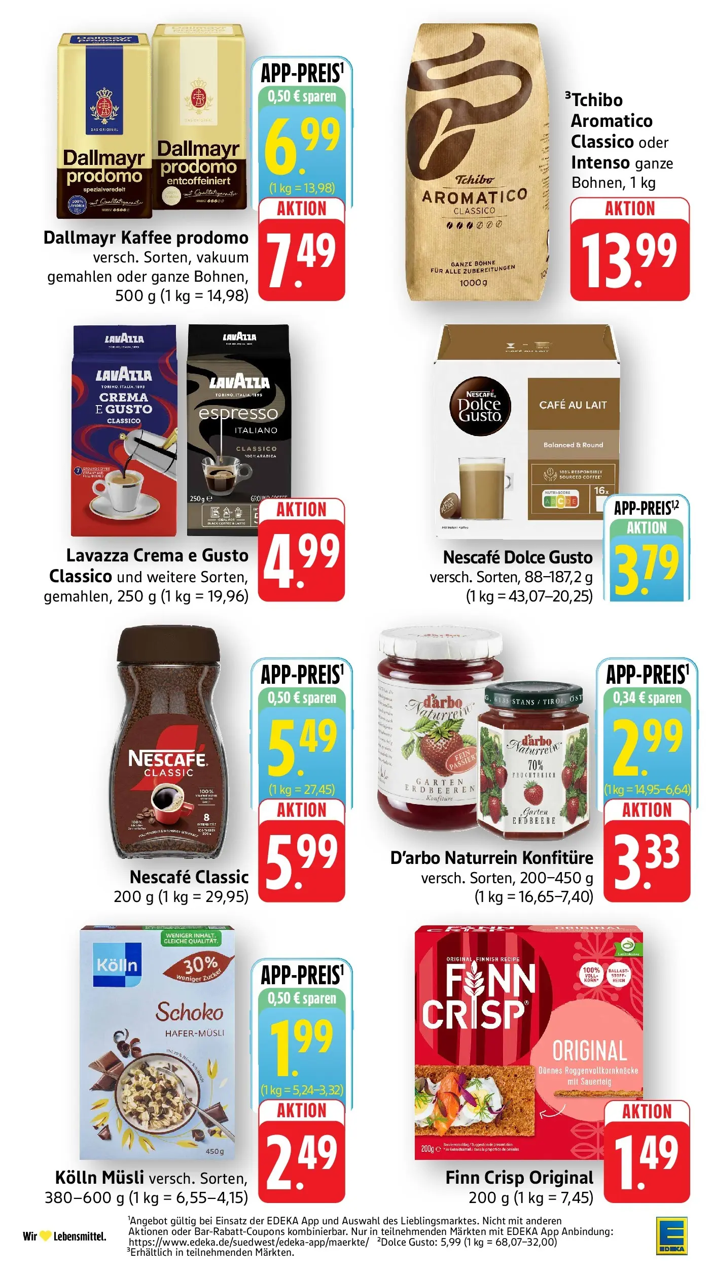 E center Prospekt Offenburg	 (ab 19.04.2026) zum Blättern | Seite: 24 | Produkte: Musli, Nescafe, Dallmayr, Erdbeeren