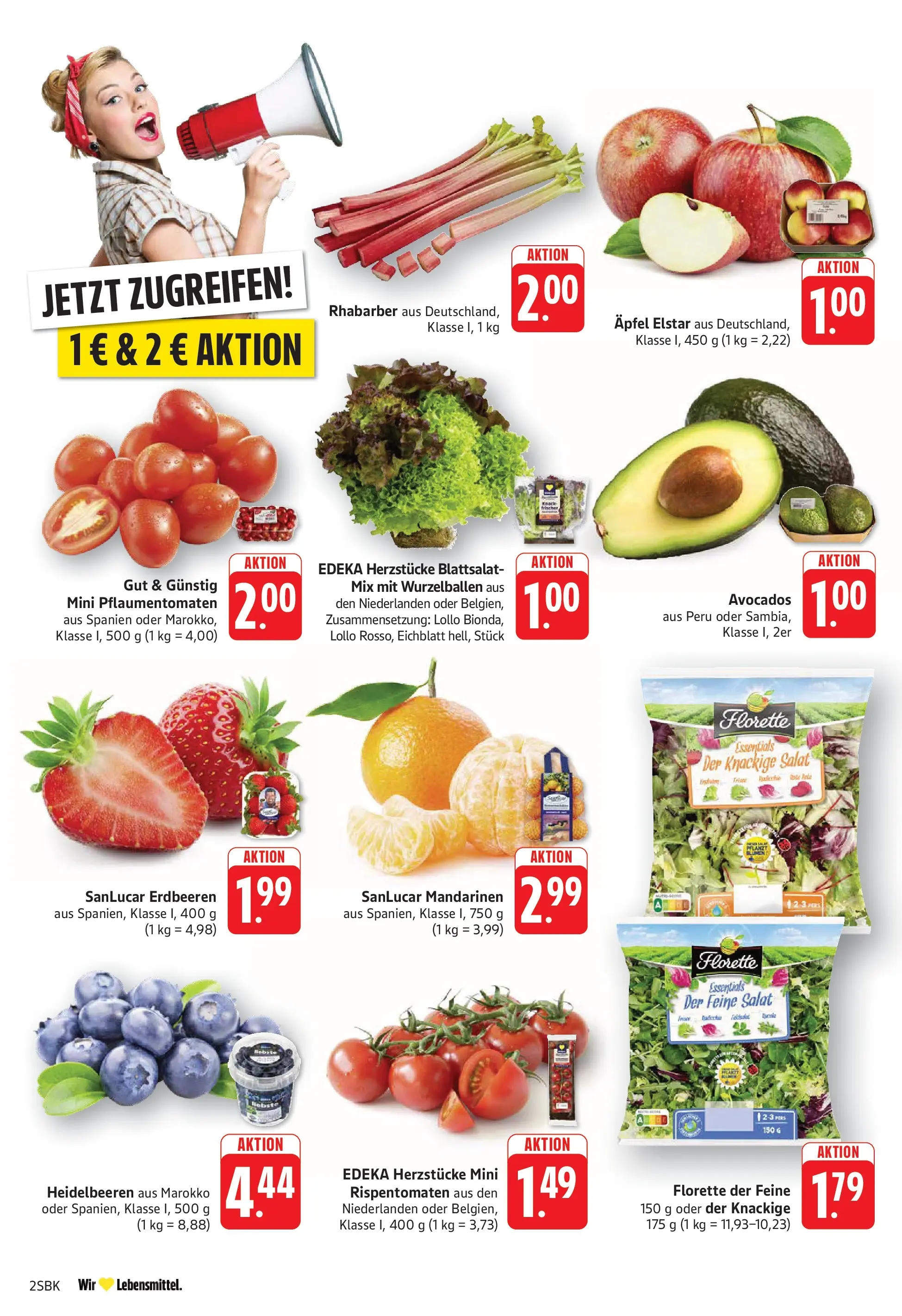 Angebote (ab 20.04.2026) zum Blättern | Seite: 10 | Produkte: Äpfel, Mandarinen, Heidelbeeren, Erdbeeren