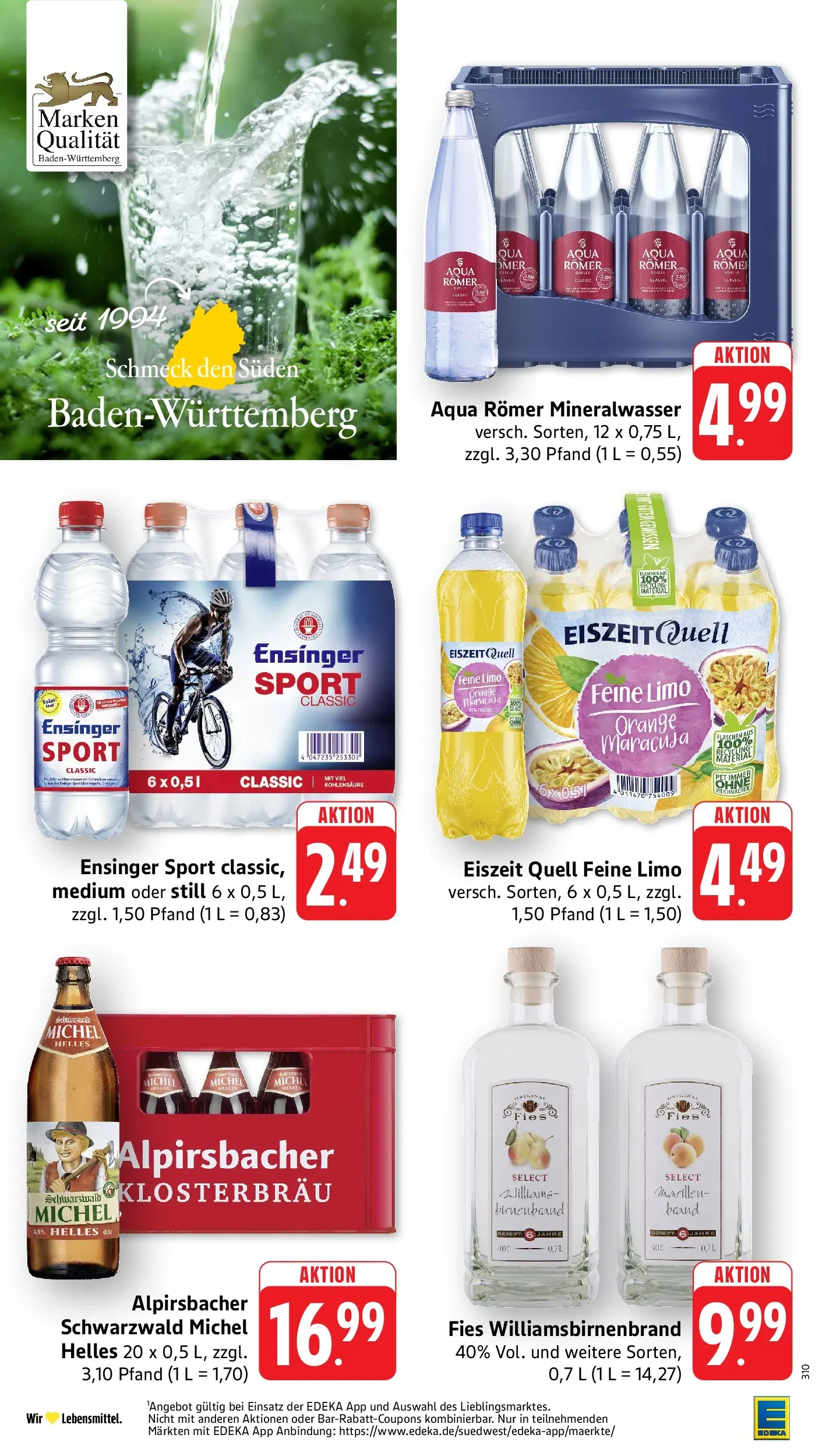 E center Prospekt Offenburg	 (ab 19.04.2026) zum Blättern | Seite: 32 | Produkte: Mineralwasser