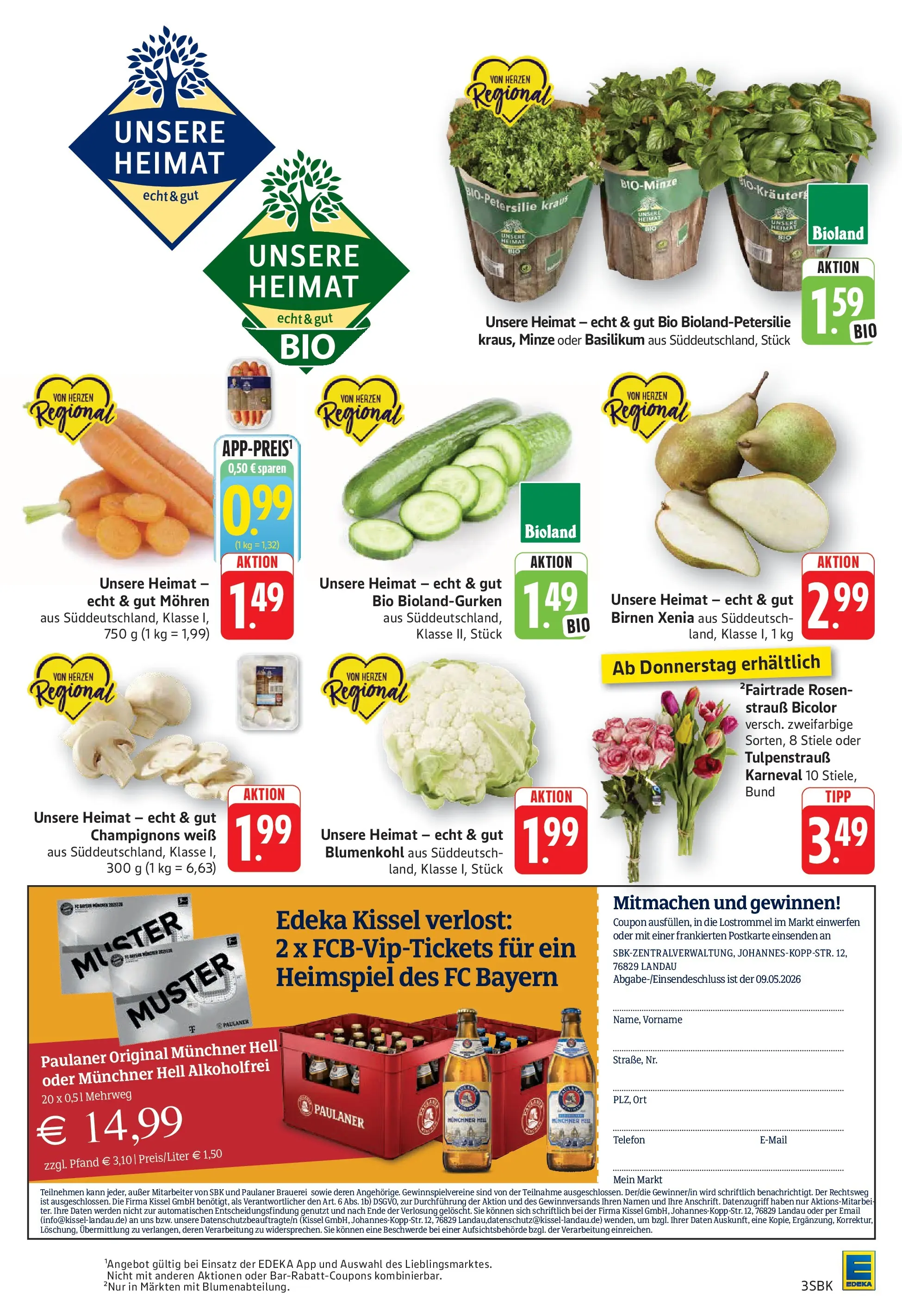 Angebote (ab 20.04.2026) zum Blättern | Seite: 11 | Produkte: Mohren, Champignons, Blumenkohl, Telefon