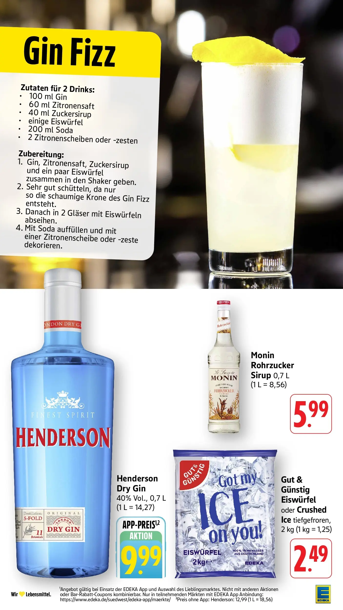 E center Prospekt Offenburg	 (ab 19.04.2026) zum Blättern | Seite: 41 | Produkte: Sirup, Gin