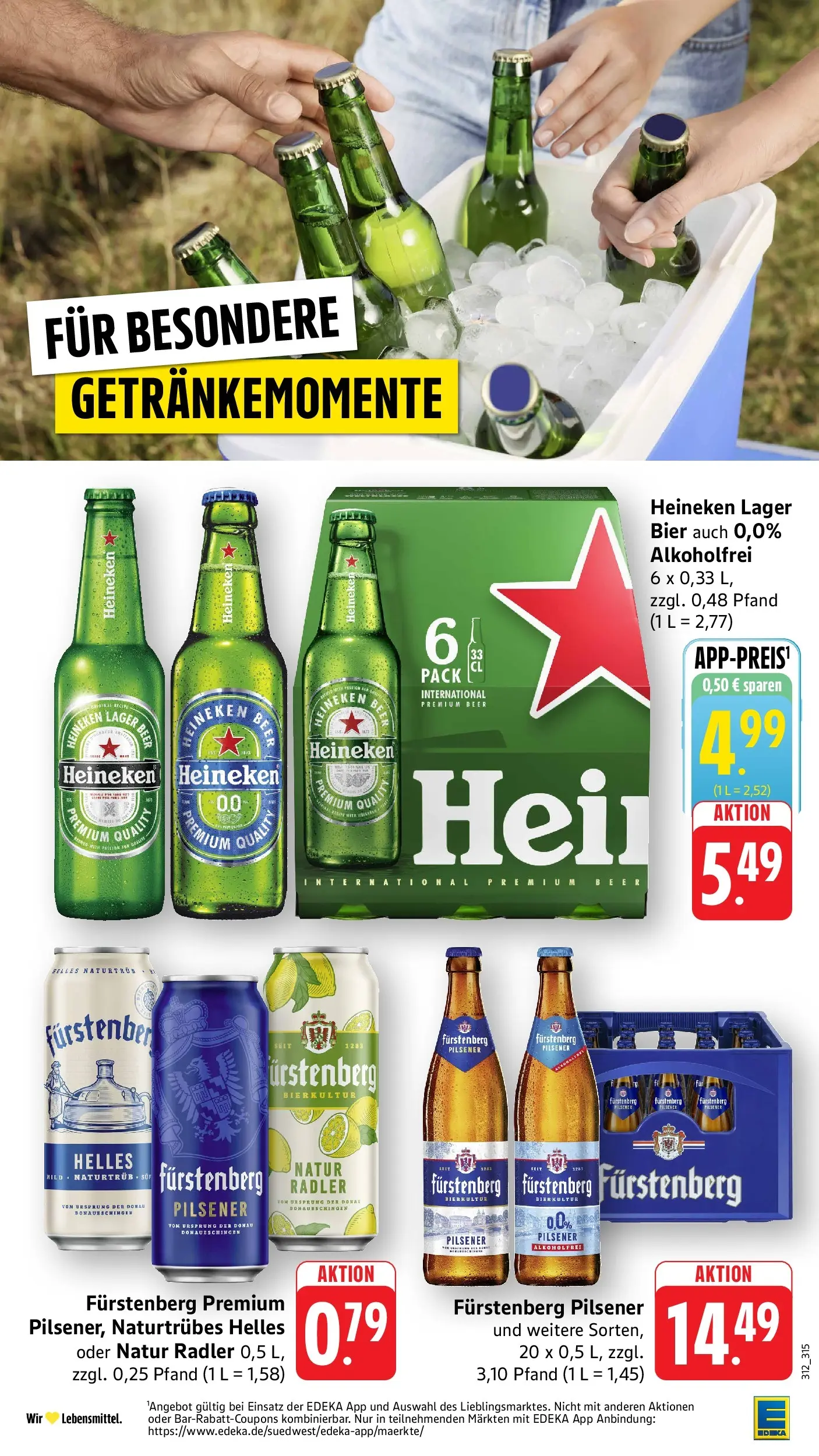 E center Prospekt Offenburg	 (ab 19.04.2026) zum Blättern | Seite: 36 | Produkte: Bier, Heineken, Radler