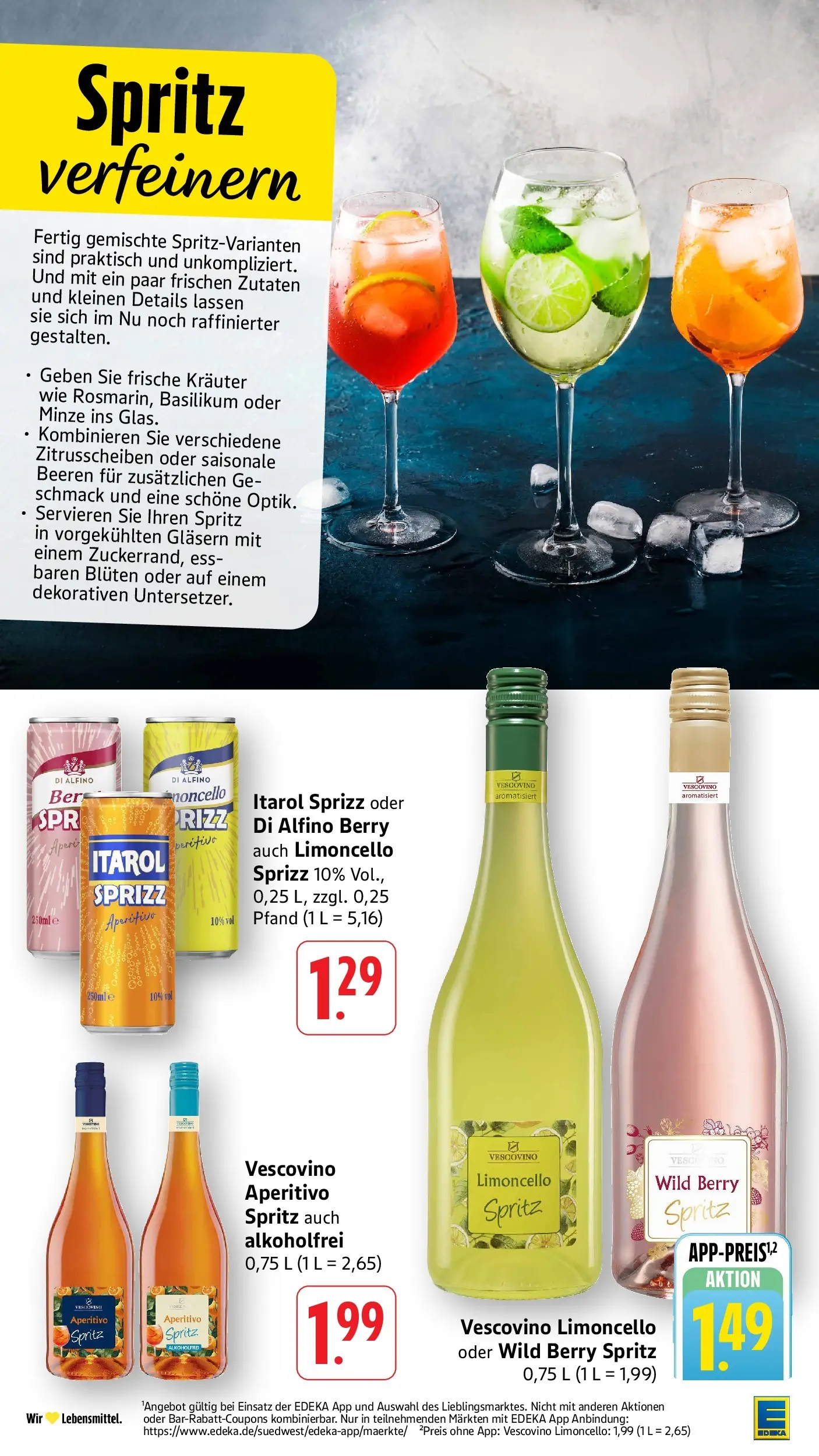 E center Prospekt Offenburg	 (ab 19.04.2026) zum Blättern | Seite: 43 | Produkte: Limoncello, Aperol