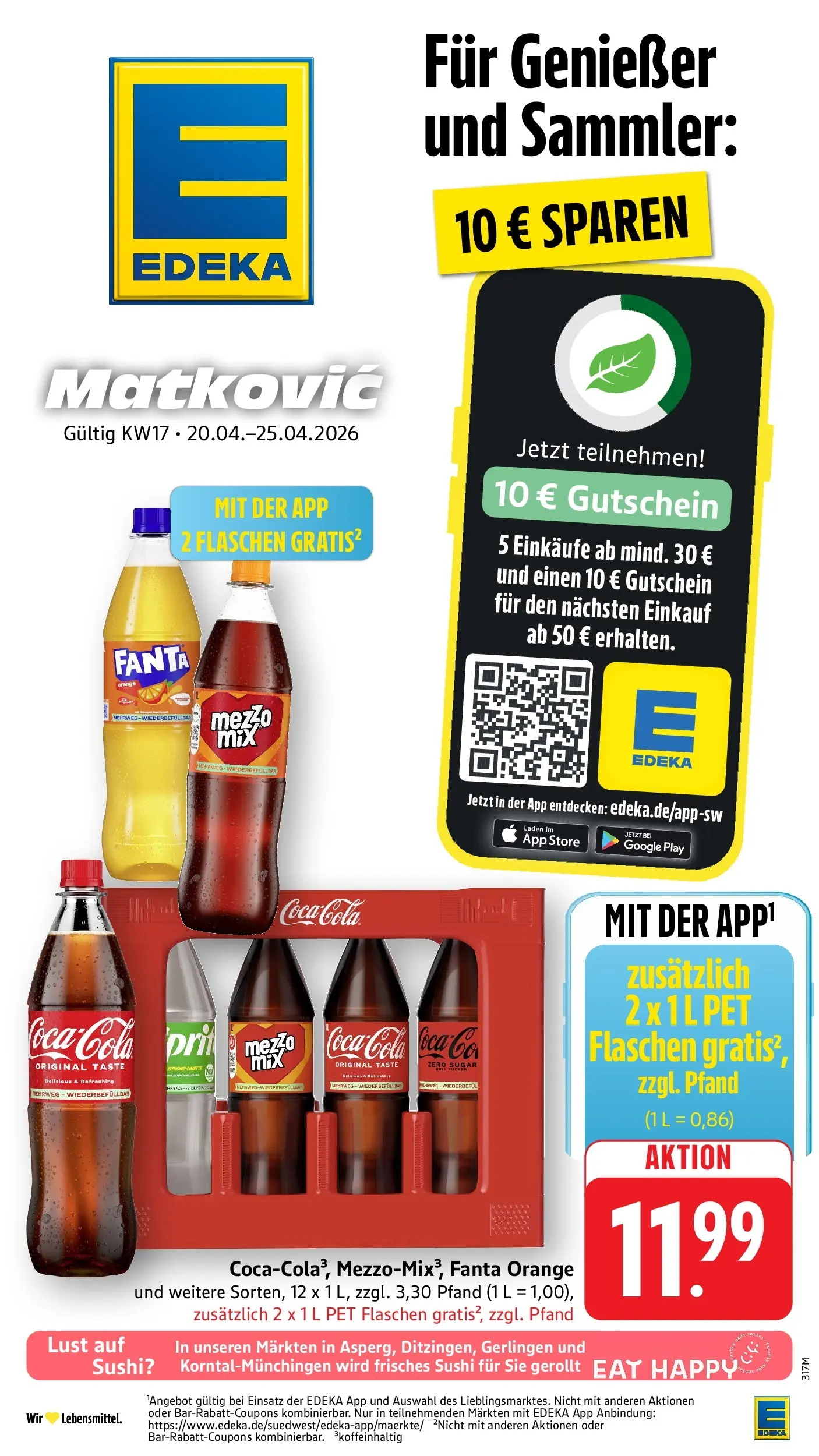 Angebote (ab 20.04.2026) zum Blättern | Seite: 1 | Produkte: Fanta, Zitrone