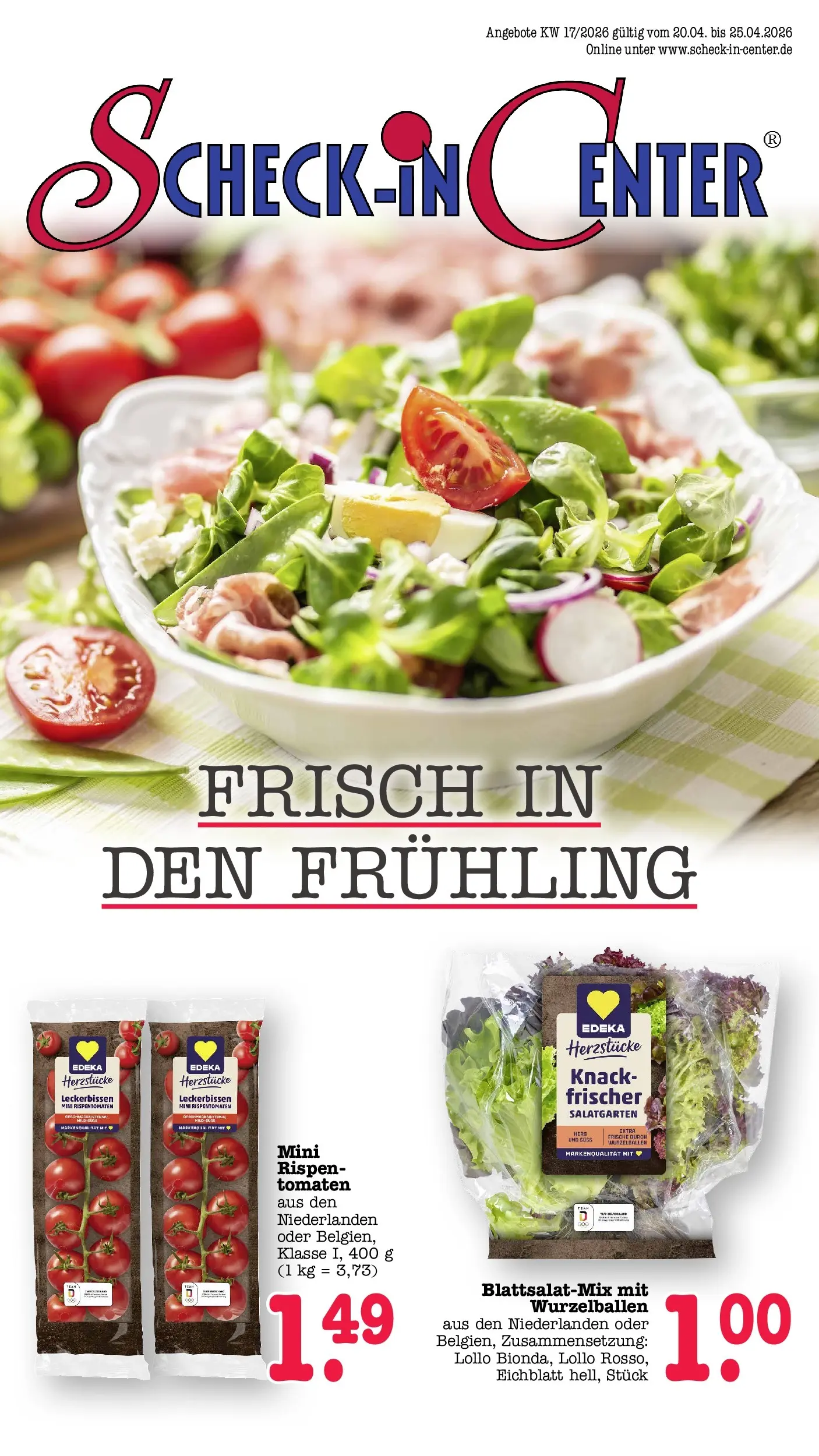 E center Prospekt Kuppenheim-Oberndorf	 (ab 20.04.2026) zum Blättern | Seite: 1 | Produkte: Tomaten