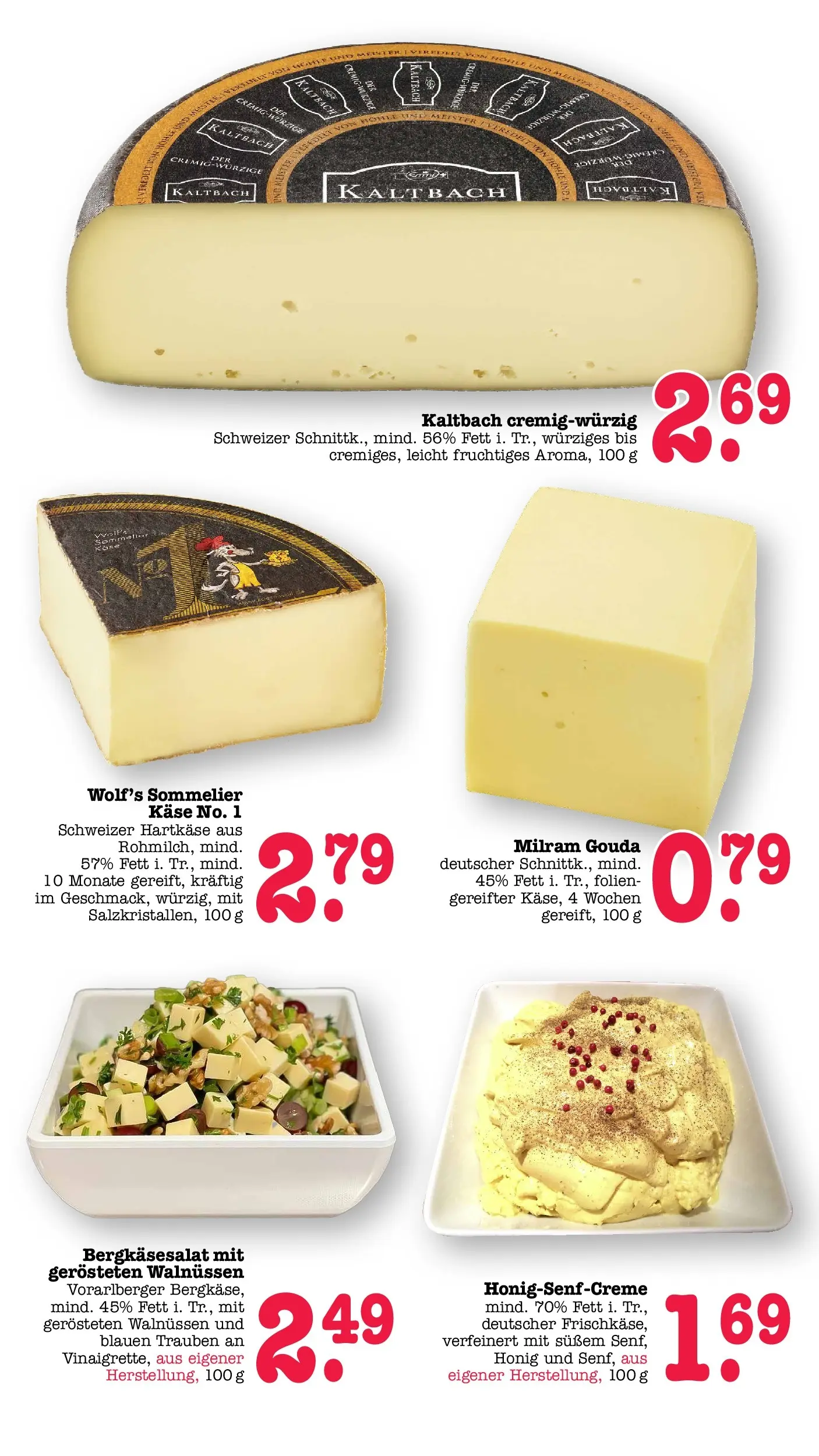 E center Prospekt Kuppenheim-Oberndorf	 (ab 20.04.2026) zum Blättern | Seite: 9 | Produkte: Käse, Trauben, Gouda, Milram