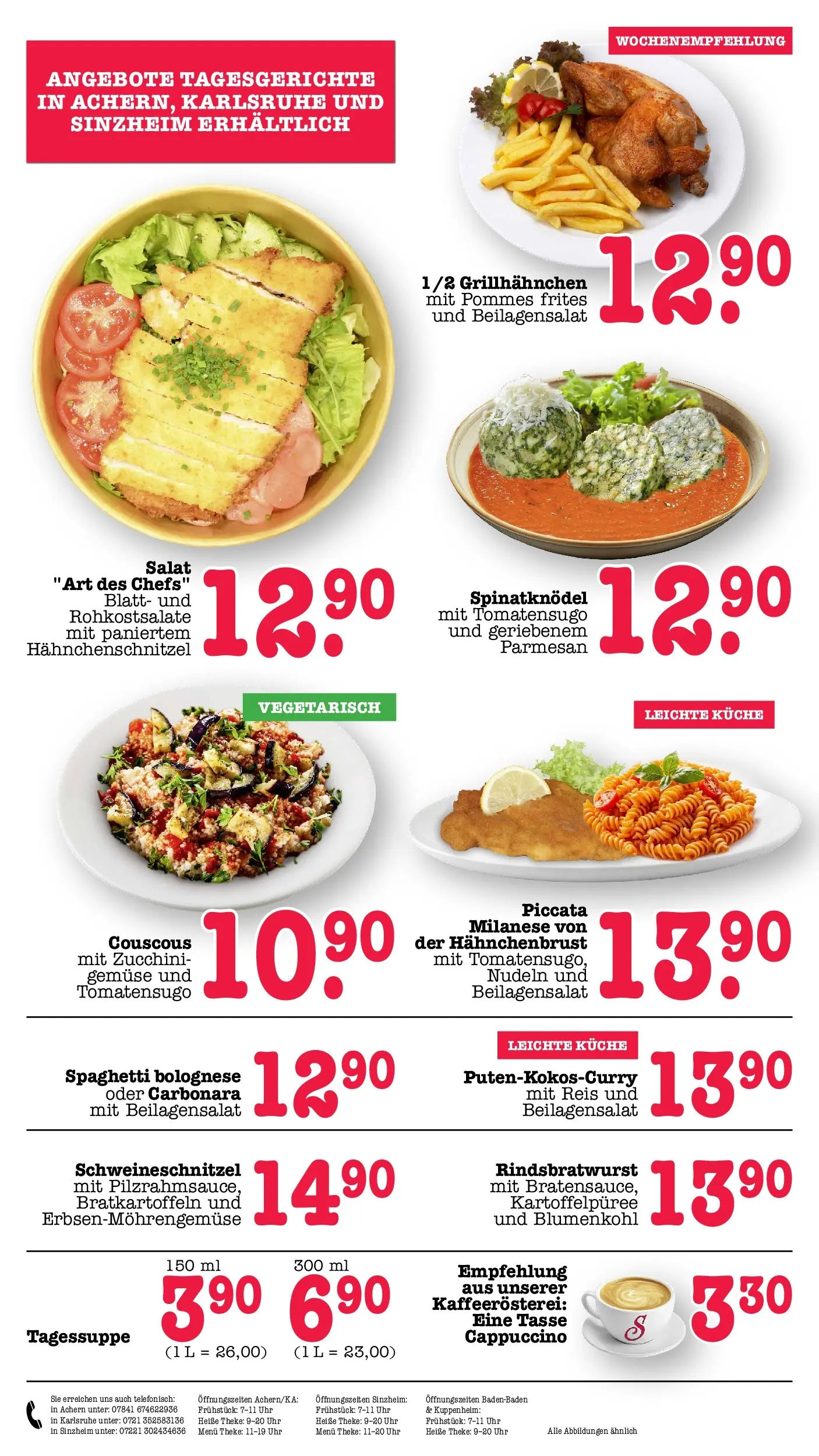 E center Prospekt Kuppenheim-Oberndorf	 (ab 20.04.2026) zum Blättern | Seite: 16 | Produkte: Gemüse, Blumenkohl, Zucchini, Hahnchenbrust