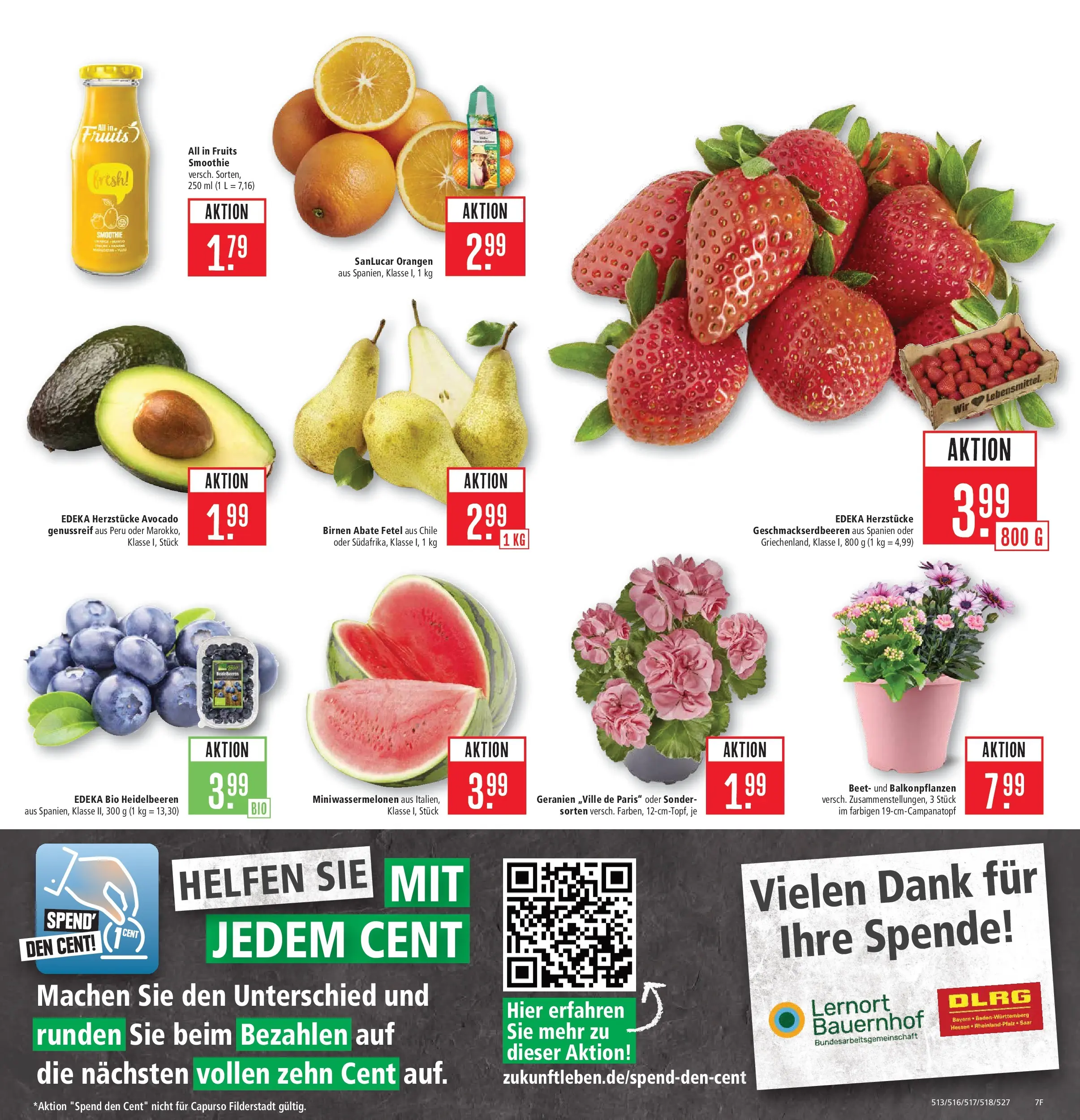 Marktkauf Prospekt Kirchheim	 (ab 20.04.2026) » Angebote online | Seite: 9 | Produkte: Orangen, Geranien, Heidelbeeren, Avocado