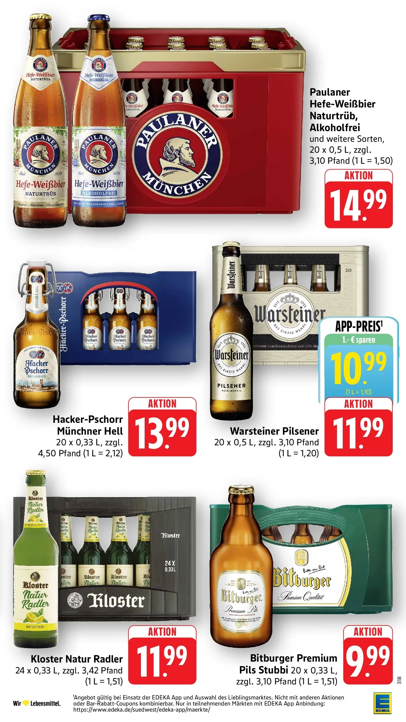 Angebote (ab 20.04.2026) zum Blättern | Seite: 37 | Produkte: Bitburger, Pils, Warsteiner, Paulaner