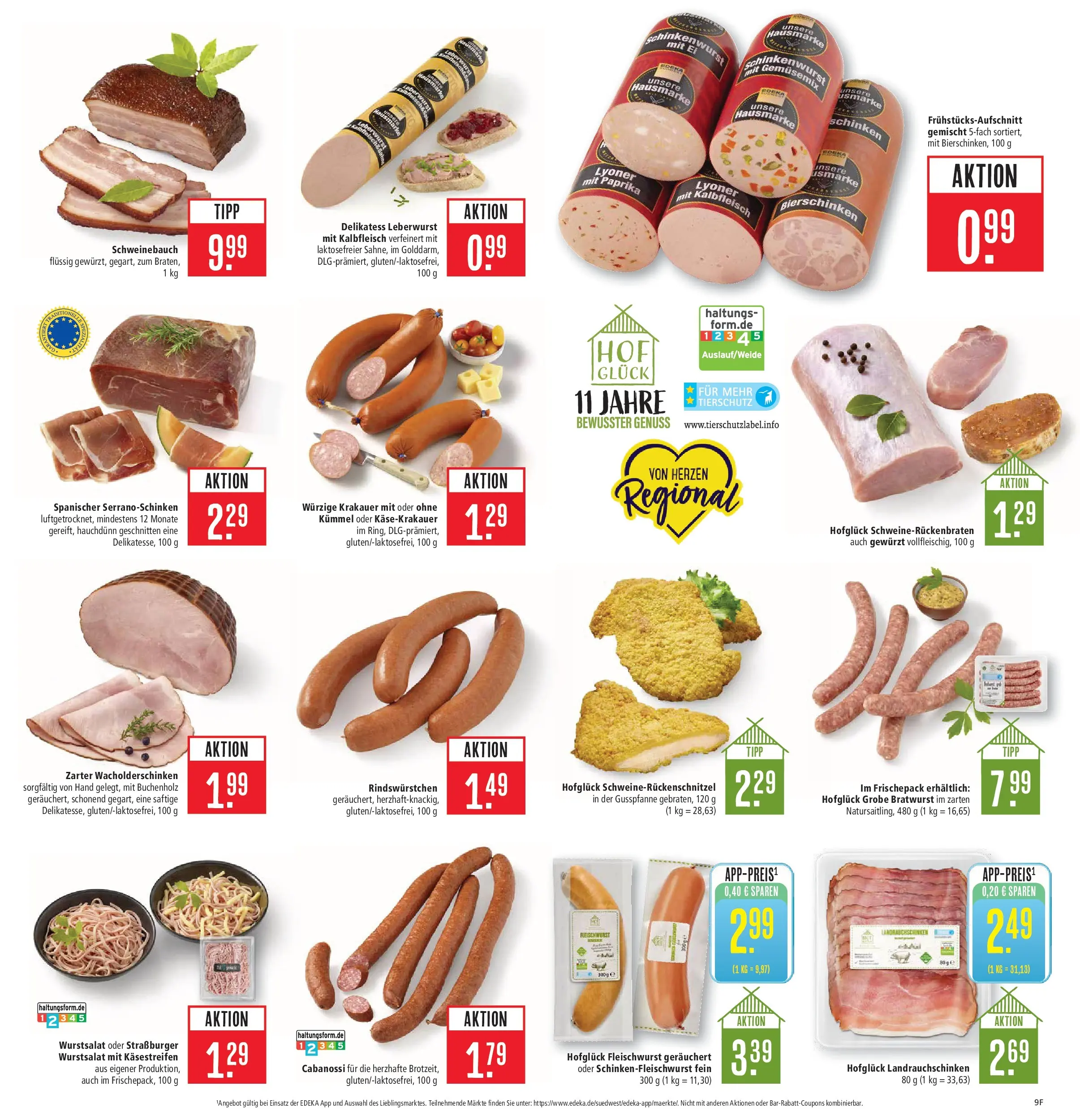Marktkauf Prospekt Kirchheim	 (ab 20.04.2026) » Angebote online | Seite: 11 | Produkte: Bratwurst, Paprika, Wurst, Schinken
