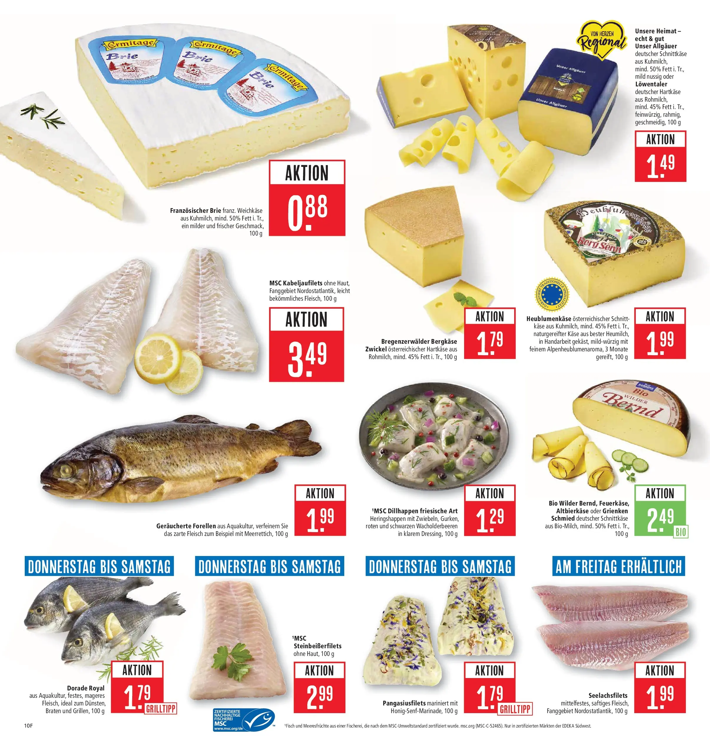 Marktkauf Prospekt Kirchheim	 (ab 20.04.2026) » Angebote online | Seite: 12 | Produkte: Dorade, Käse, Meeresfrüchte, Fleisch