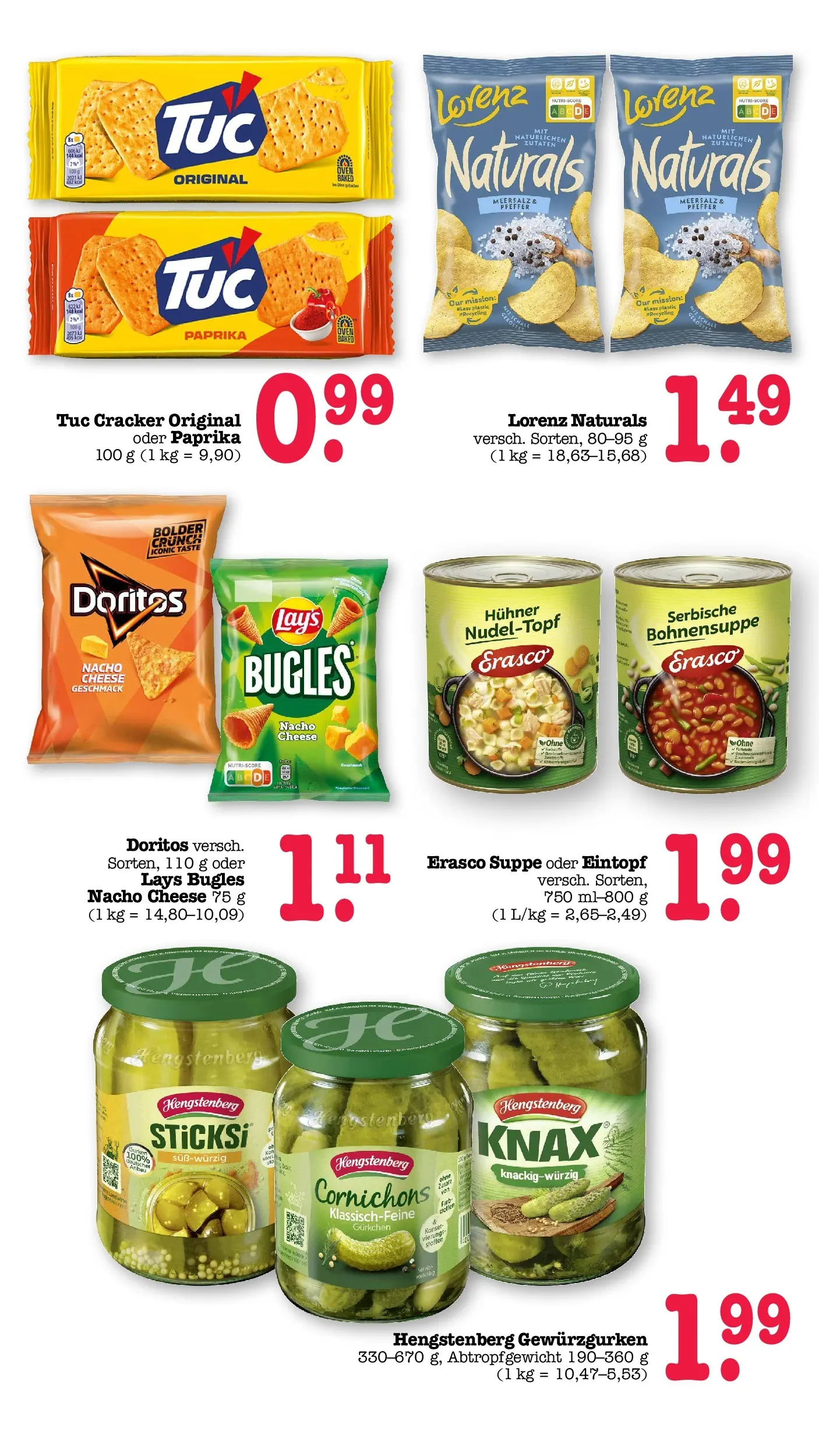 E center Prospekt Kuppenheim-Oberndorf	 (ab 20.04.2026) zum Blättern | Seite: 37 | Produkte: Paprika, Pfeffer, Erasco