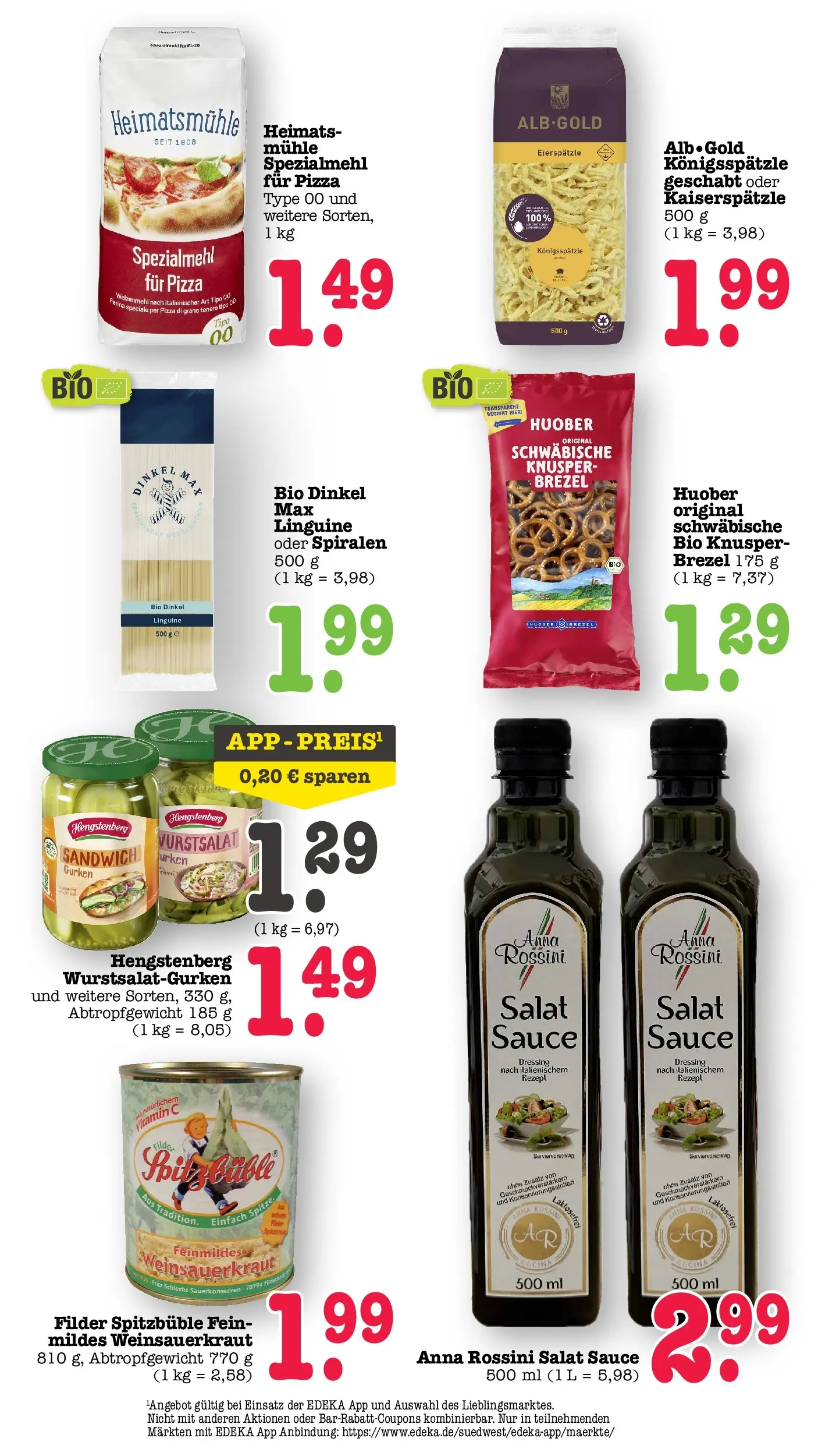 E center Prospekt Kuppenheim-Oberndorf	 (ab 20.04.2026) zum Blättern | Seite: 43 | Produkte: Mühle, Weizenmehl, Gurken, Salat