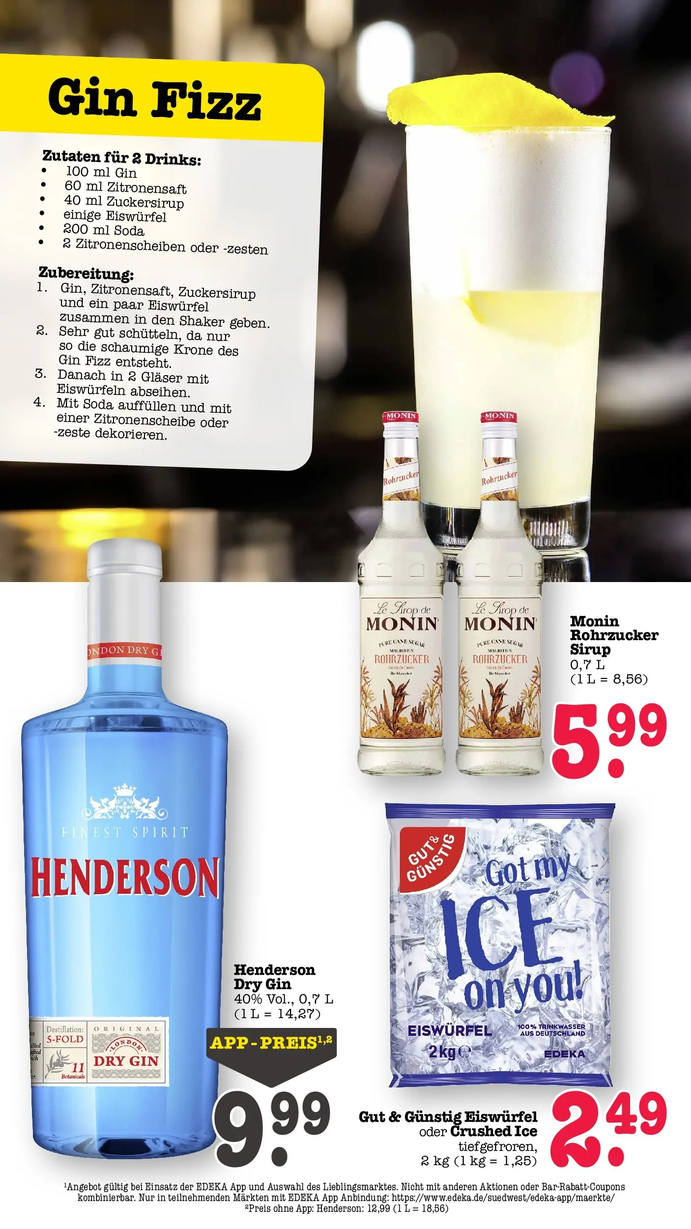 E center Prospekt Kuppenheim-Oberndorf	 (ab 20.04.2026) zum Blättern | Seite: 53 | Produkte: Sirup, Gin