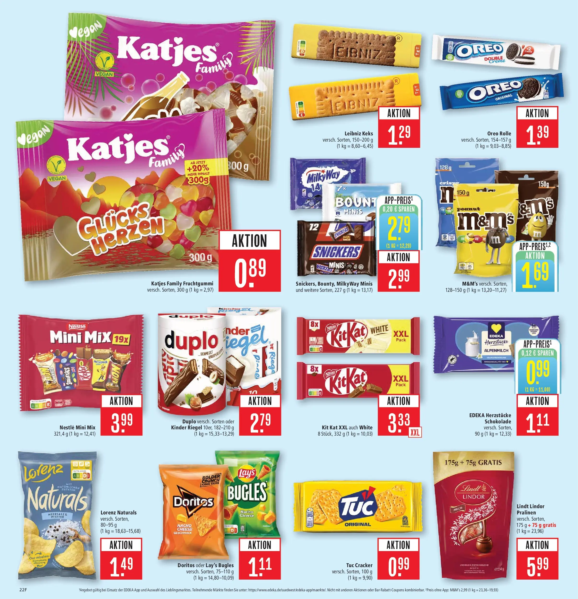 Marktkauf Prospekt Kirchheim	 (ab 20.04.2026) » Angebote online | Seite: 28 | Produkte: Schokolade, Katjes, Snickers, Lindt