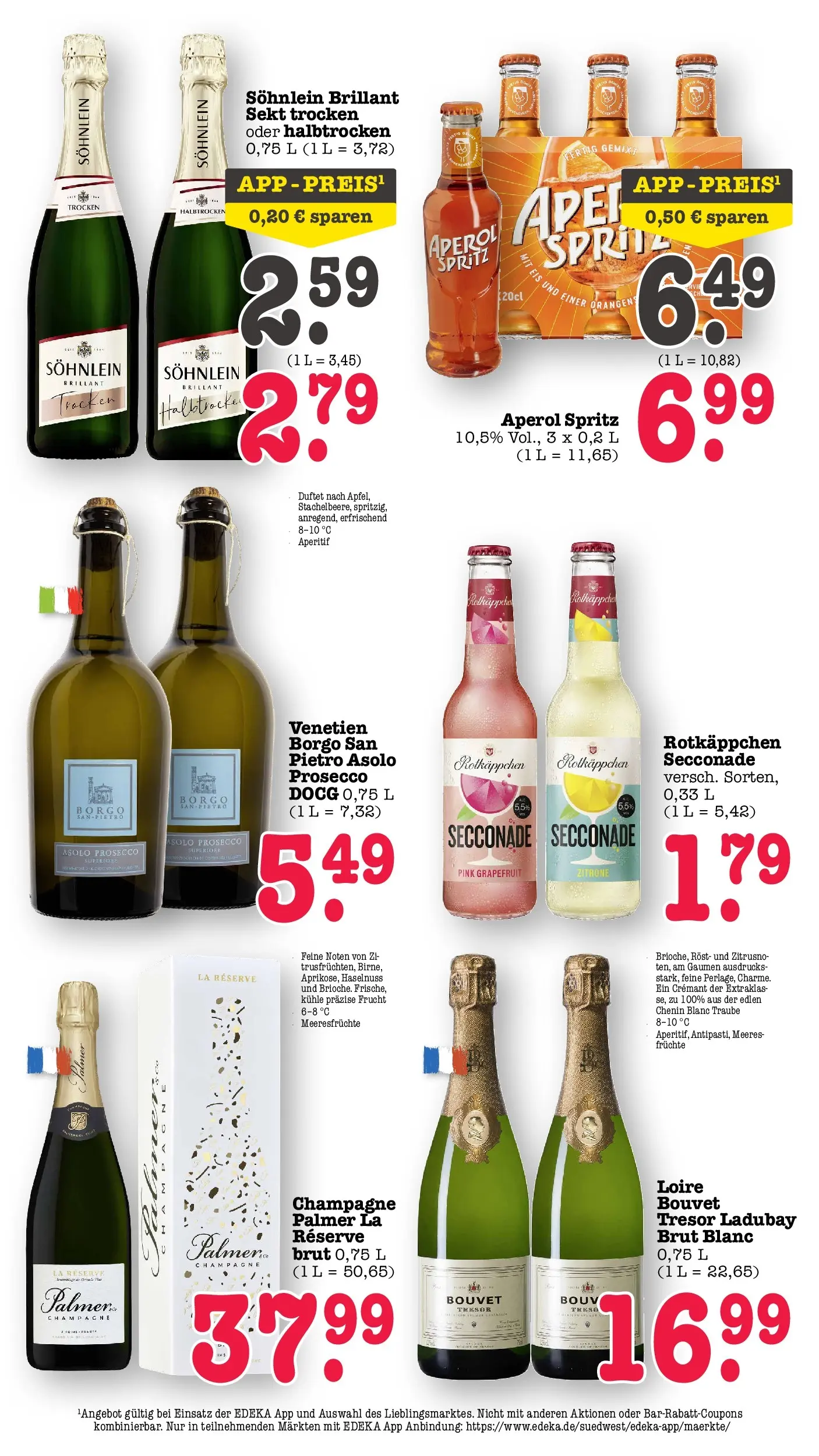 E center Prospekt Kuppenheim-Oberndorf	 (ab 20.04.2026) zum Blättern | Seite: 56 | Produkte: Sekt, Grapefruit, Zitrone, Eis