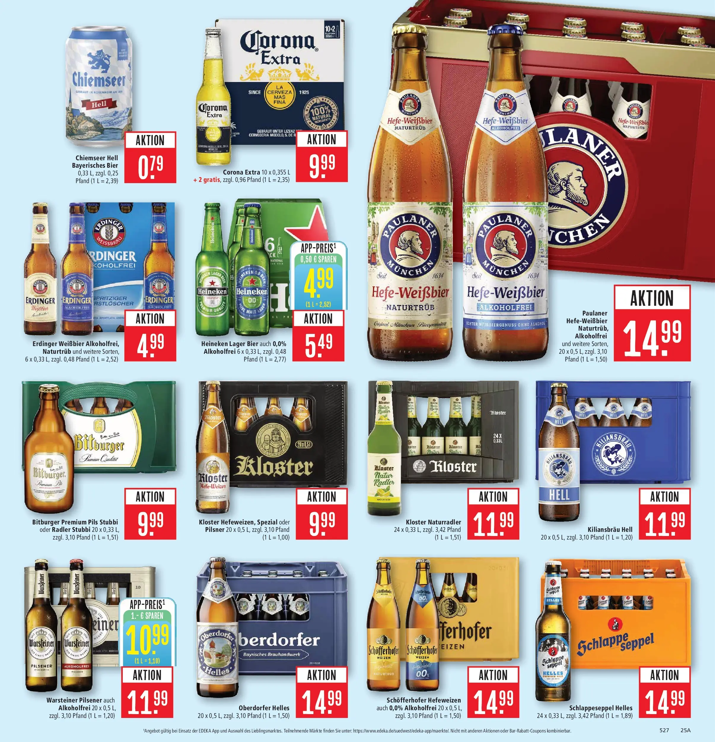Marktkauf Prospekt Aschaffenburg	 (ab 20.04.2026) » Angebote online | Seite: 35 | Produkte: Bitburger, Erdinger, Radler, Warsteiner