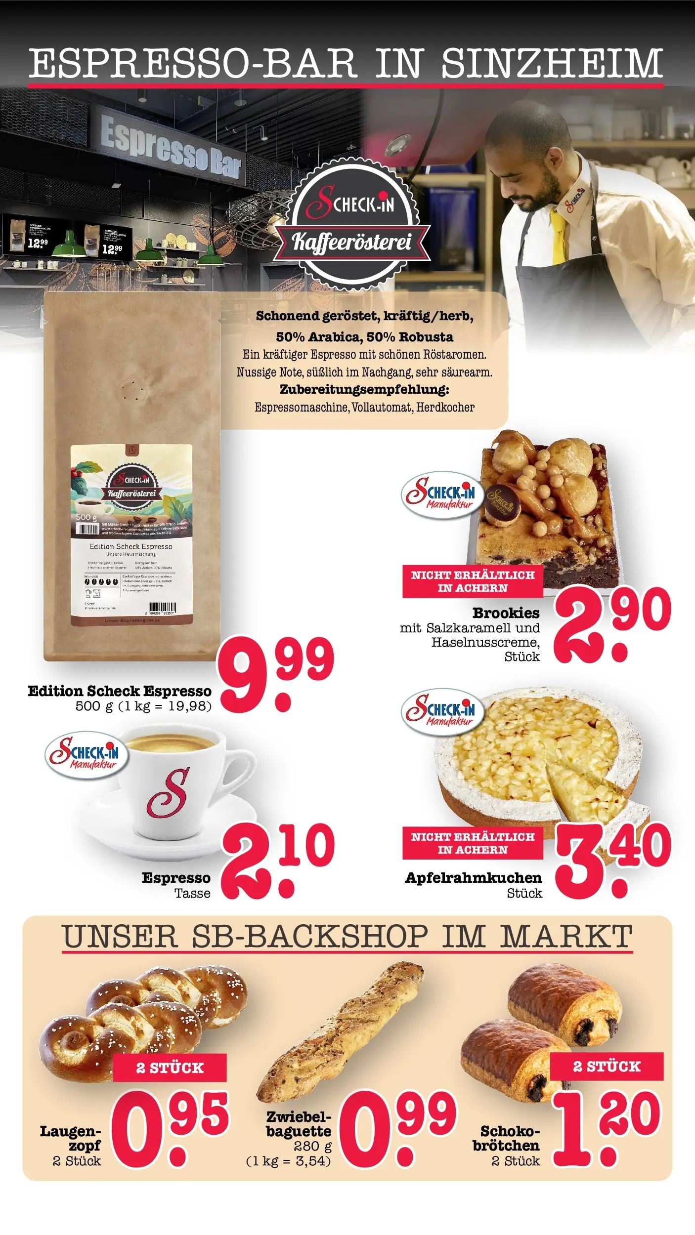 E center Prospekt Kuppenheim-Oberndorf	 (ab 20.04.2026) zum Blättern | Seite: 75 | Produkte: Baguette