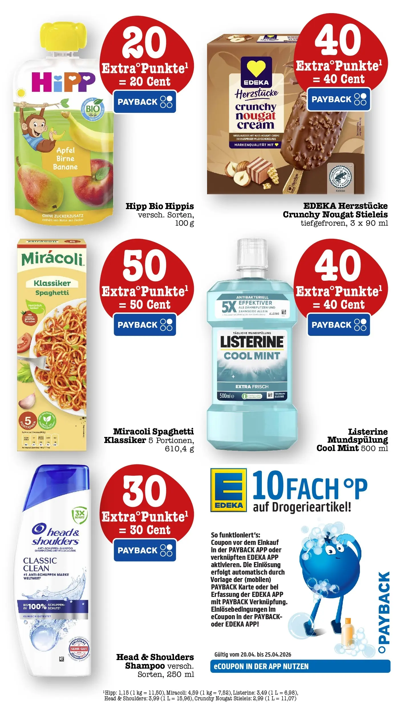 E center Prospekt Kuppenheim-Oberndorf	 (ab 20.04.2026) zum Blättern | Seite: 79 | Produkte: Head & shoulders, Tomaten, Birne, Listerine