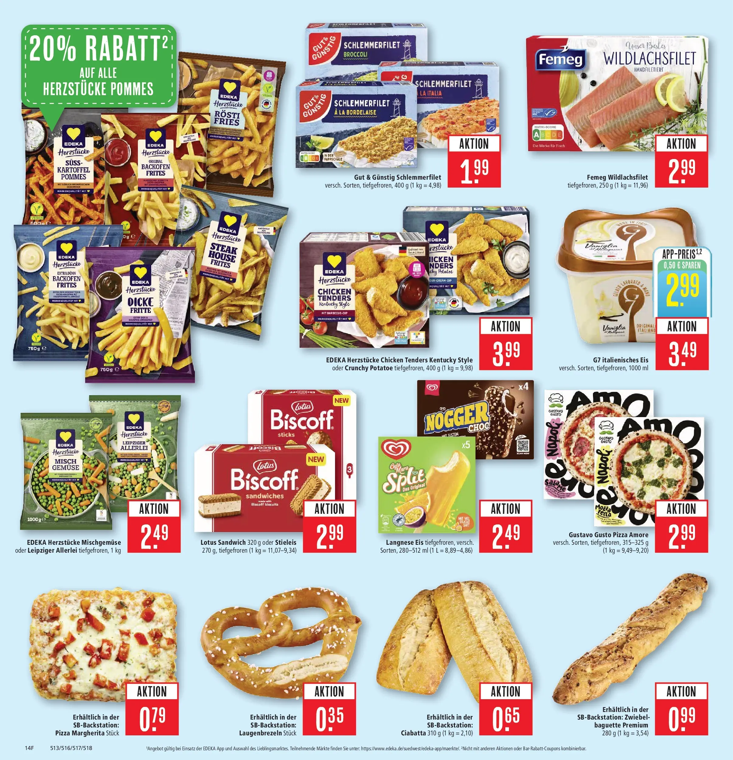 Marktkauf Prospekt Kirchheim	 (ab 20.04.2026) » Angebote online | Seite: 18 | Produkte: Gustavo gusto, Gemüse, Backofen, Eis