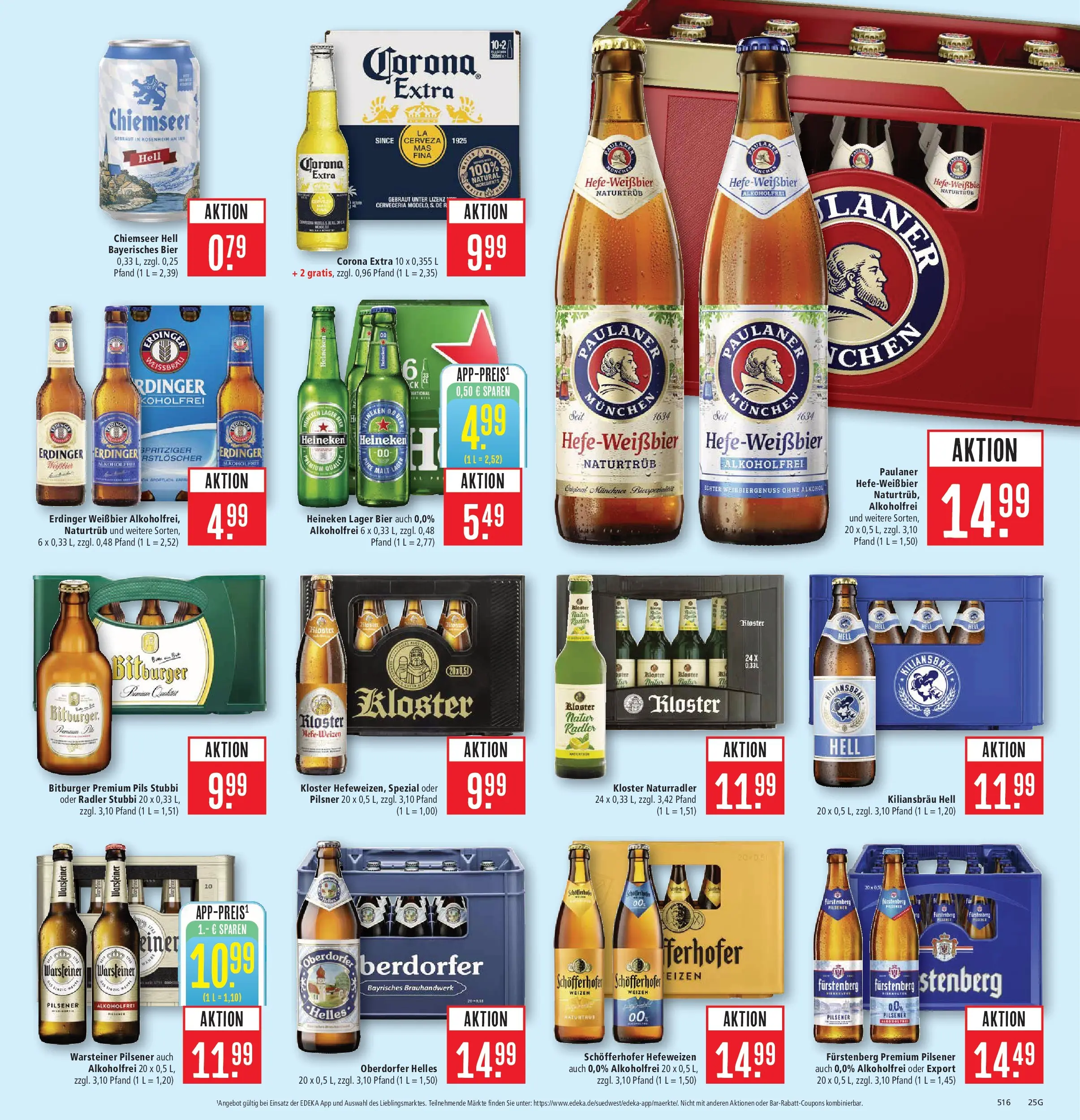 Marktkauf Prospekt Friedrichshafen	 (ab 20.04.2026) » Angebote online | Seite: 35 | Produkte: Erdinger, Weißbier, Radler, Warsteiner
