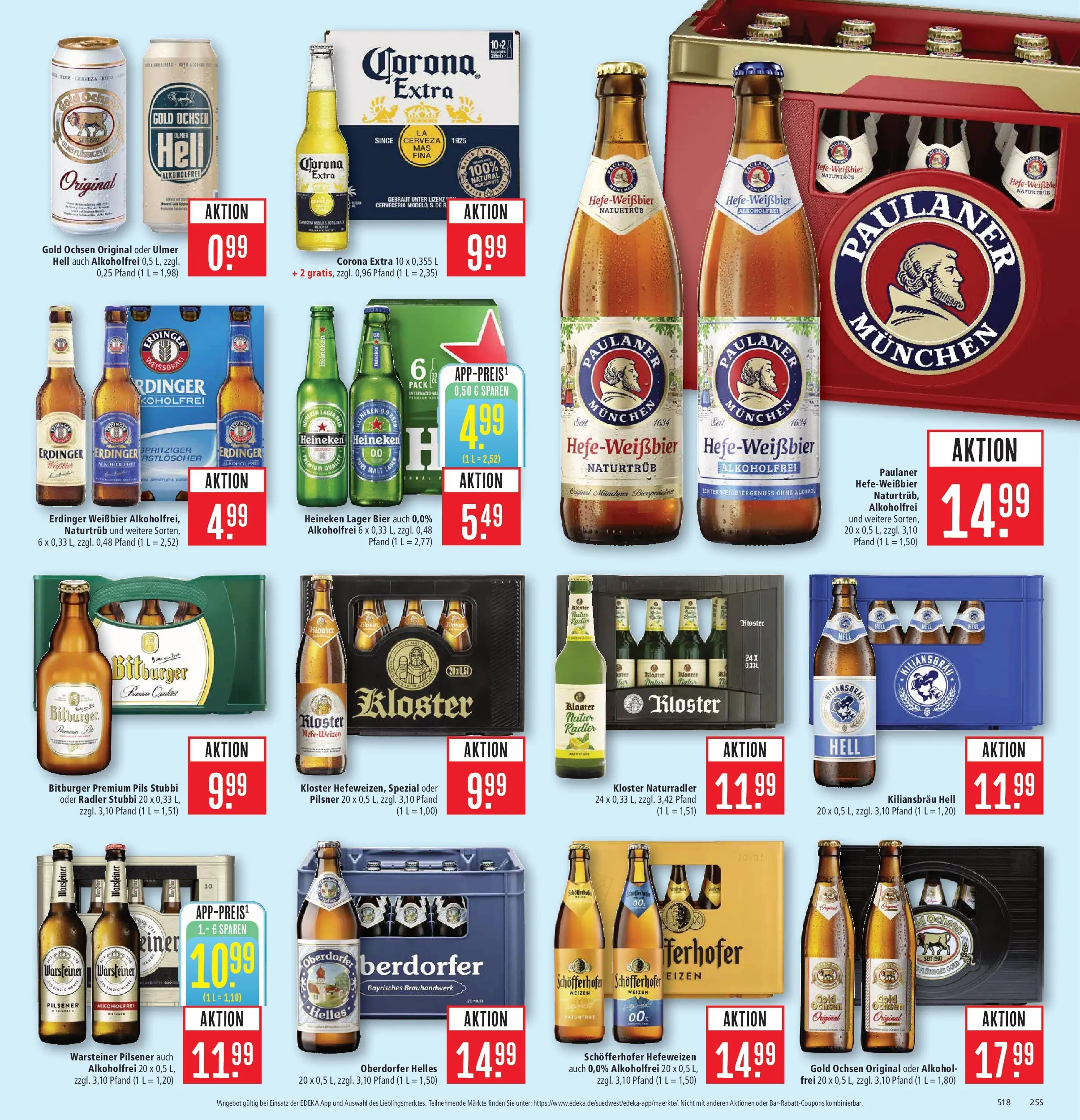 Marktkauf Prospekt Senden	 (ab 20.04.2026) » Angebote online | Seite: 35 | Produkte: Weißbier, Radler, Hefe weissbier, Warsteiner