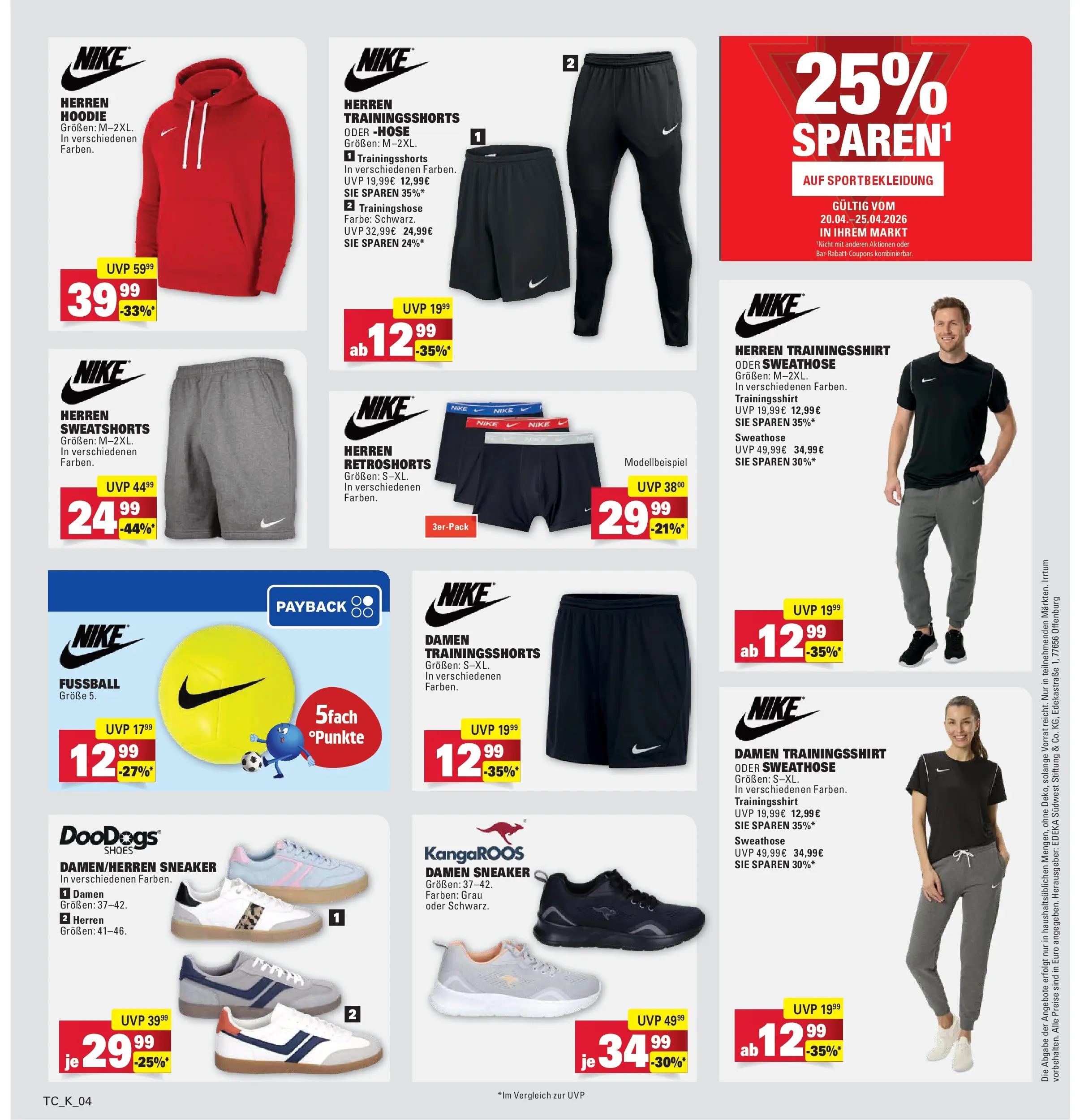 Marktkauf Prospekt Friedrichshafen	 (ab 20.04.2026) » Angebote online | Seite: 42 | Produkte: Trainingshose, Hoodie, Fußball, Hose