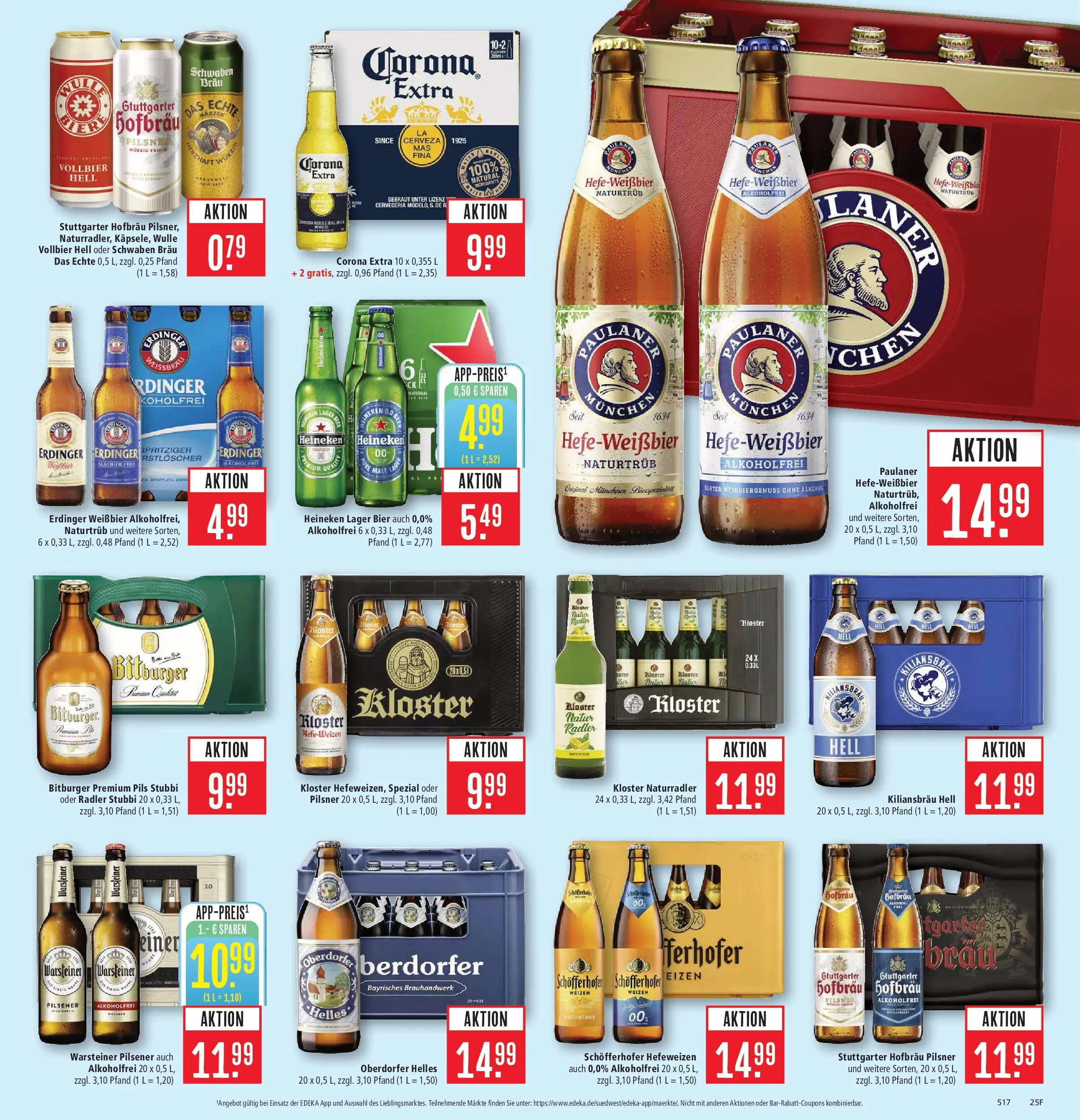 Marktkauf Prospekt Kirchheim	 (ab 20.04.2026) » Angebote online | Seite: 35 | Produkte: Weißbier, Radler, Hefe weissbier, Warsteiner