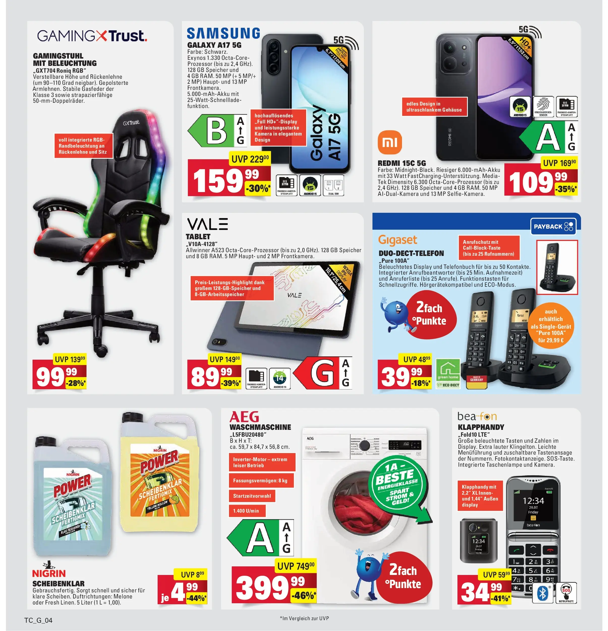 Marktkauf Prospekt Kirchheim	 (ab 20.04.2026) » Angebote online | Seite: 42 | Produkte: Kamera, Samsung, Gamingstuhl, Melone