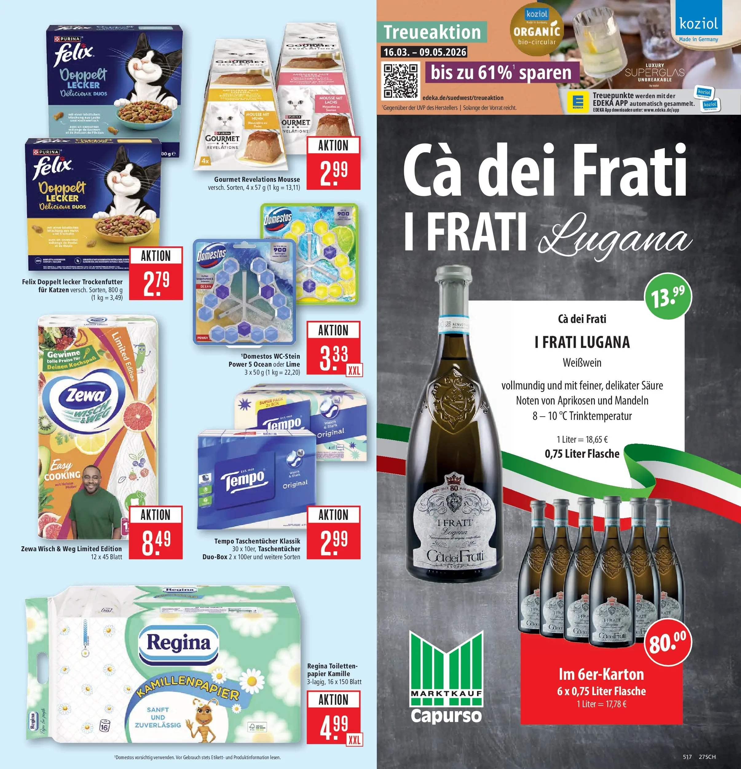 Marktkauf Prospekt Schorndorf	 (ab 20.04.2026) » Angebote online | Seite: 37 | Produkte: Weißwein, Tür, Zewa, Lachs