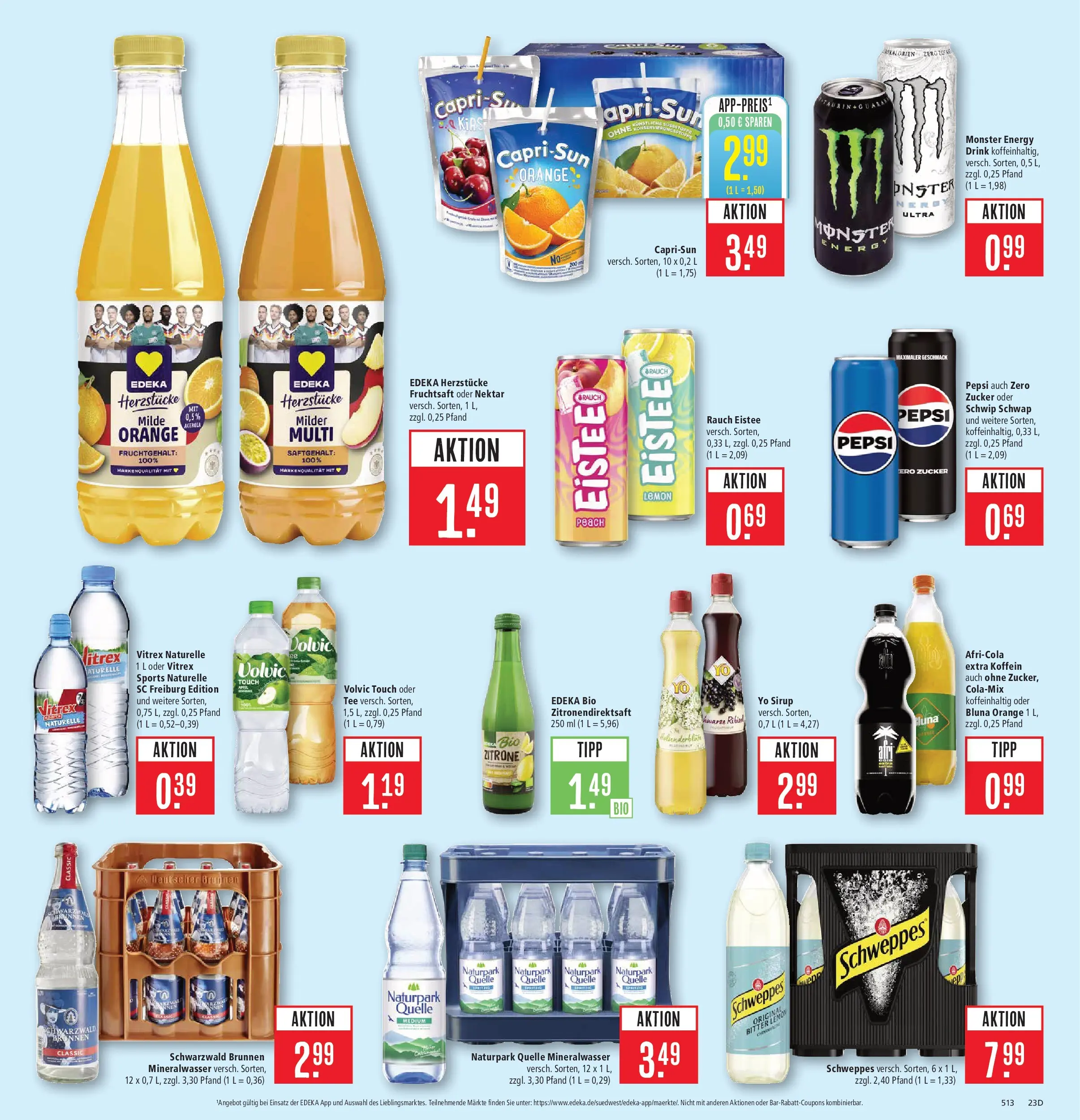 Marktkauf Prospekt Weil Am Rhein	 (ab 20.04.2026) » Angebote online | Seite: 29 | Produkte: Schwip schwap, Volvic touch, Zucker, Pepsi