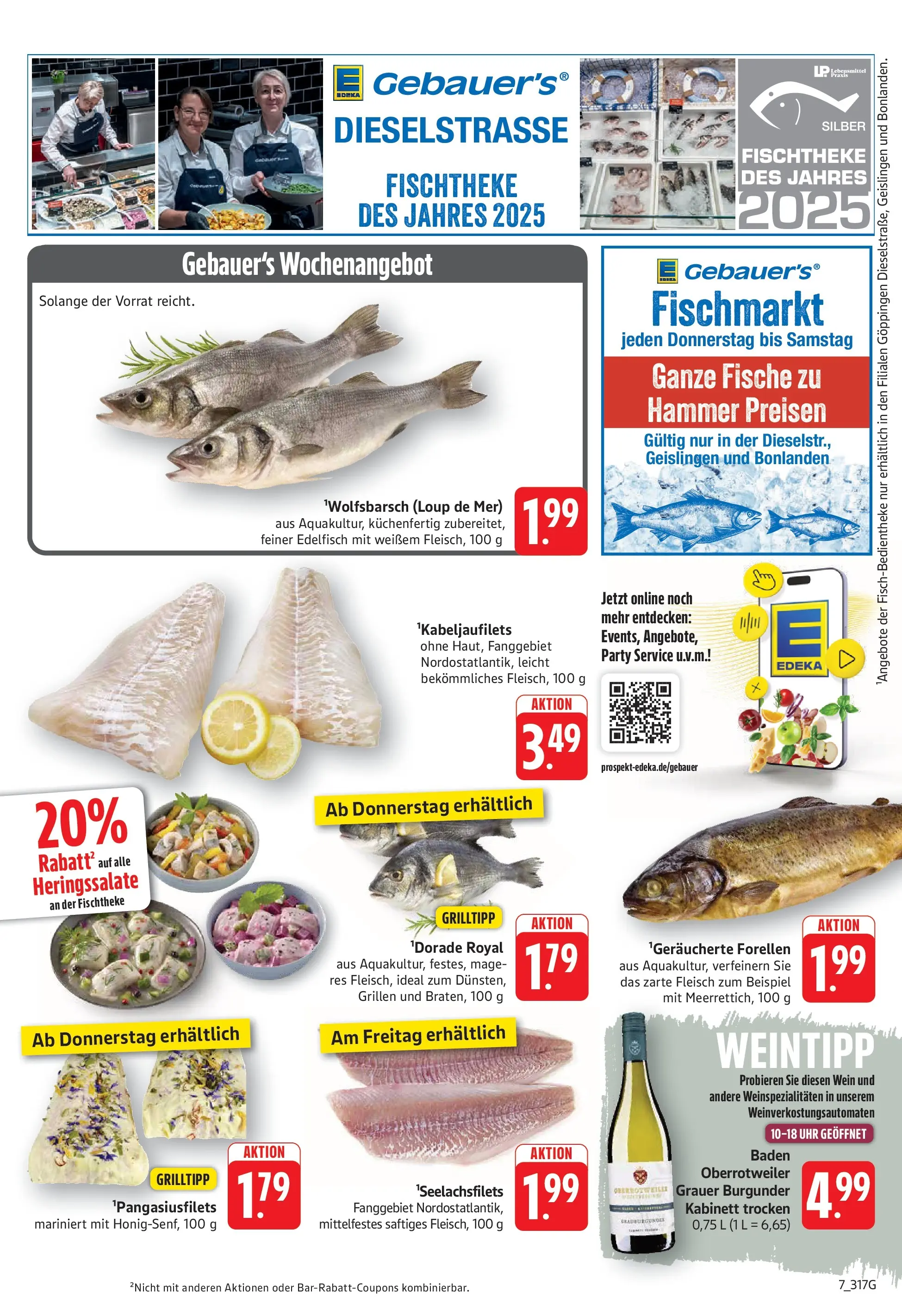Angebote (ab 20.04.2026) zum Blättern | Seite: 7 | Produkte: Wein, Fleisch, Uhr