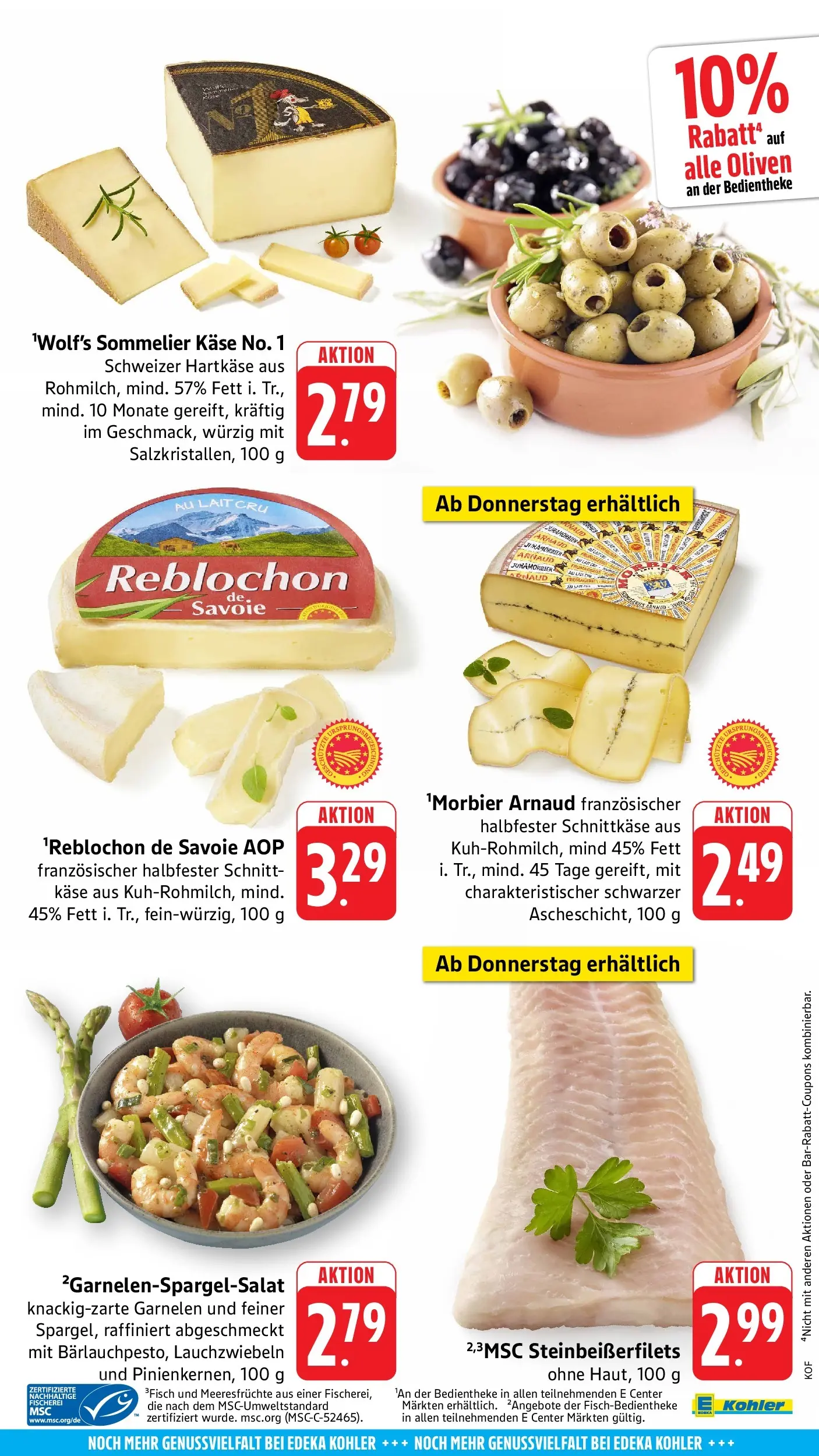 E center Prospekt Offenburg	 (ab 19.04.2026) zum Blättern | Seite: 53 | Produkte: Käse, Garnelen, Fisch, Meeresfrüchte