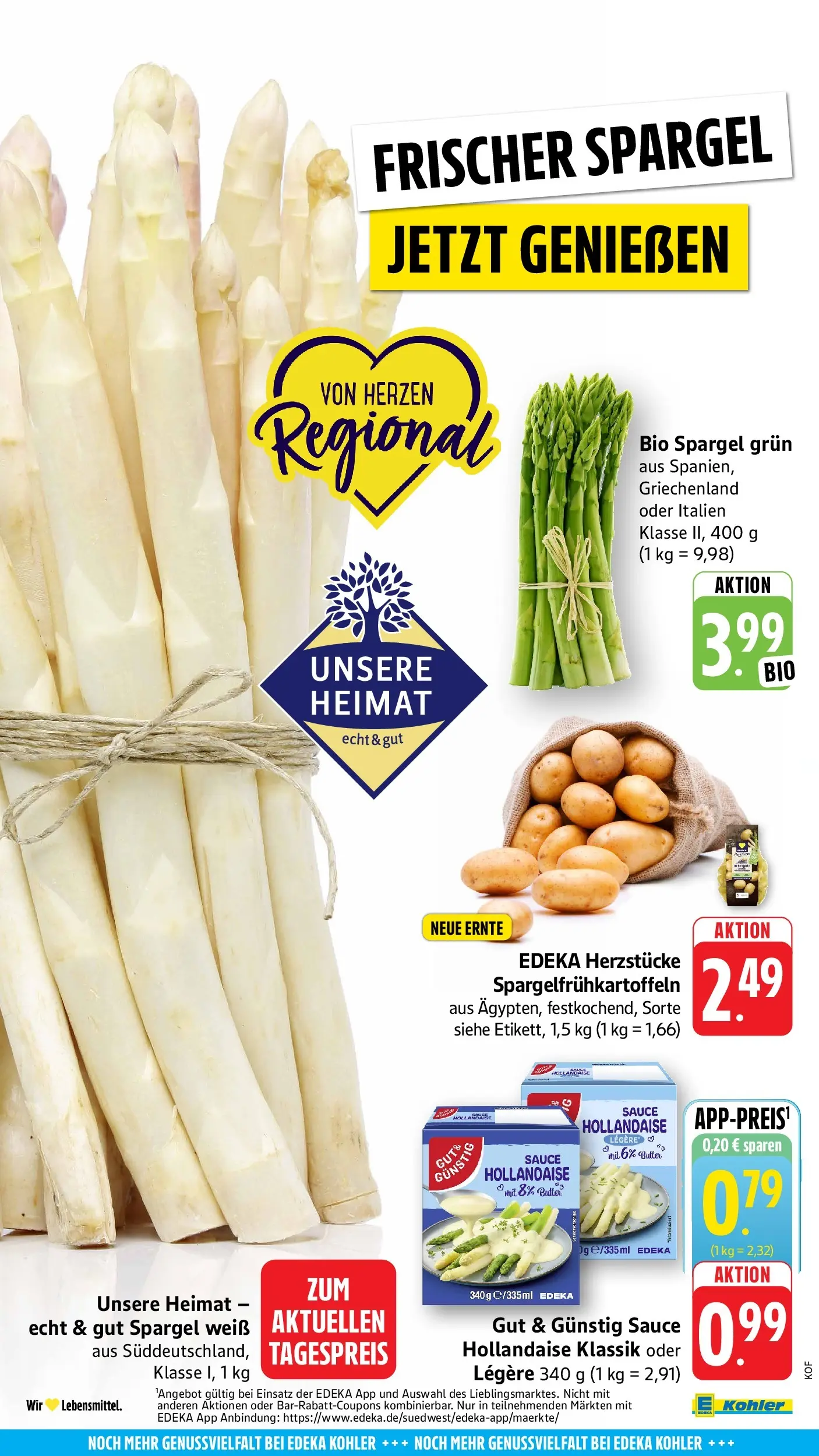 E center Prospekt Offenburg	 (ab 19.04.2026) zum Blättern | Seite: 54 | Produkte: Butter, Spargel